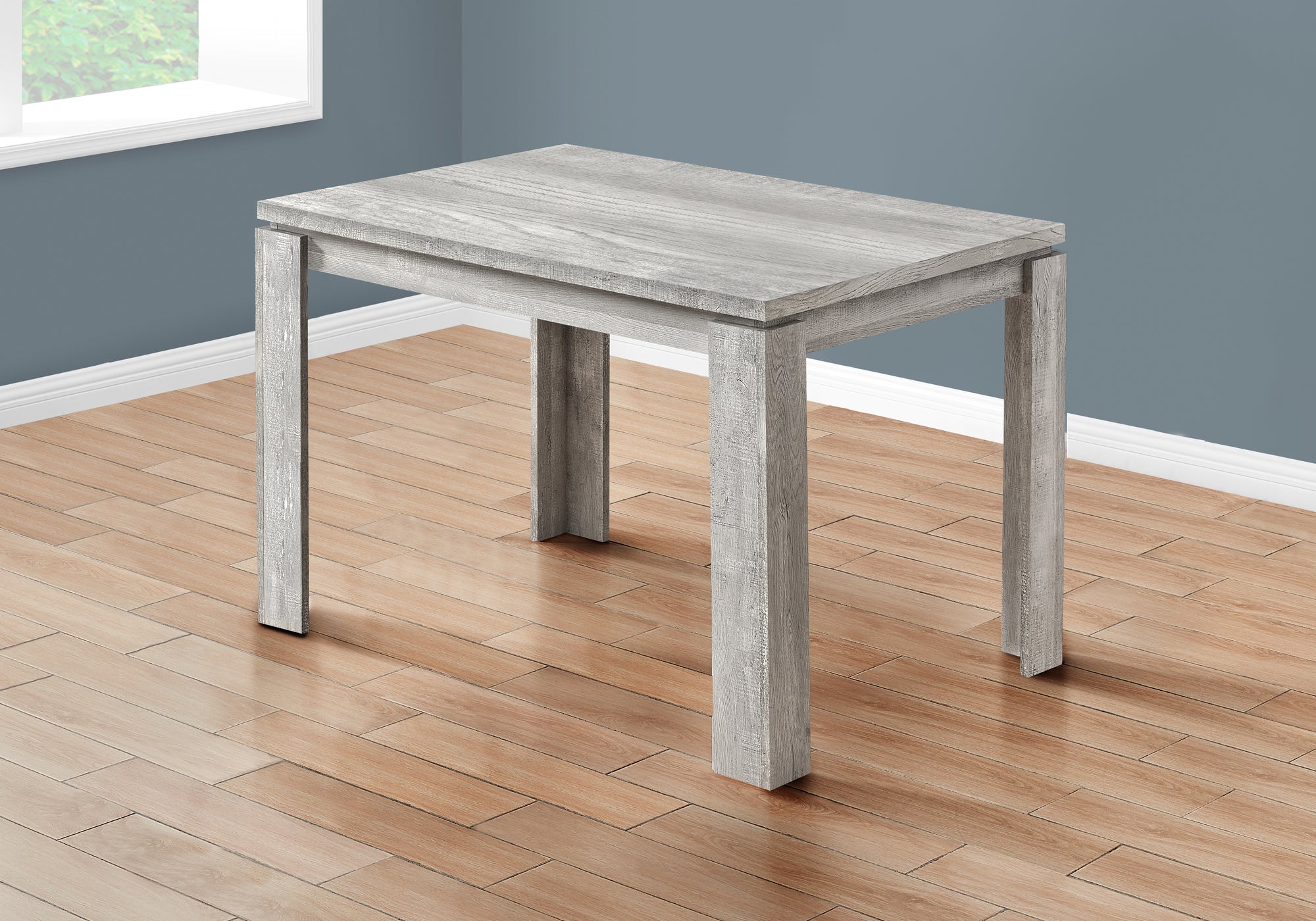 Dining Table - 32X 48 / Grey Reclaimed Wood-Look
