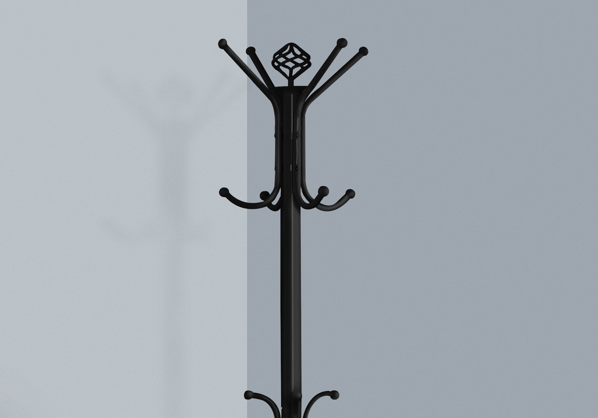 Coat Rack - 70H / Black Metal