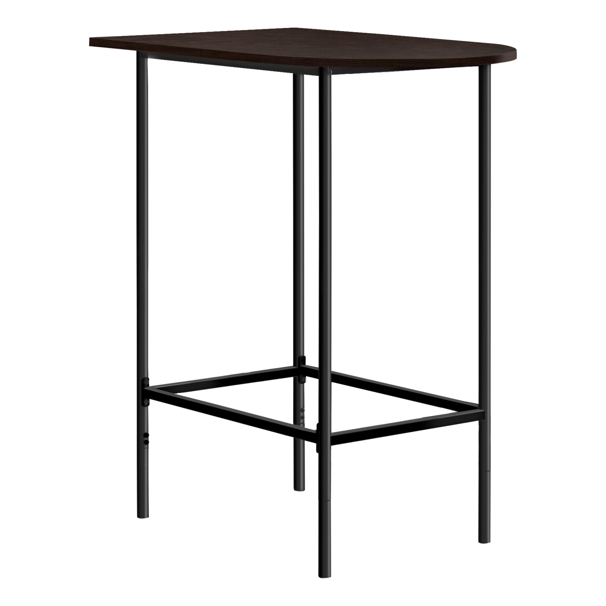 Home Bar - 24X 36/ Espresso / Black Metal Spacesaver