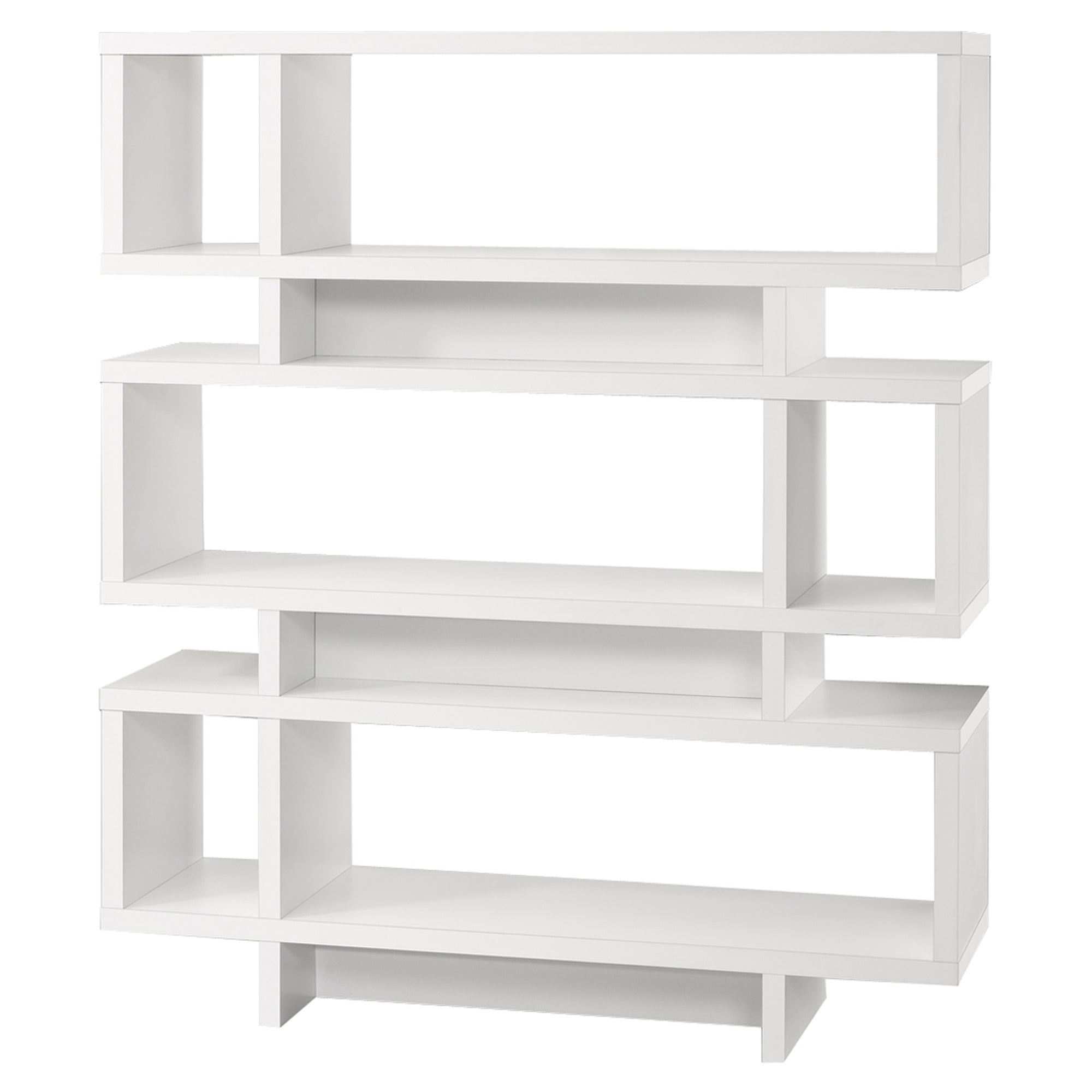 Bookcase - 55H / White Modern Style