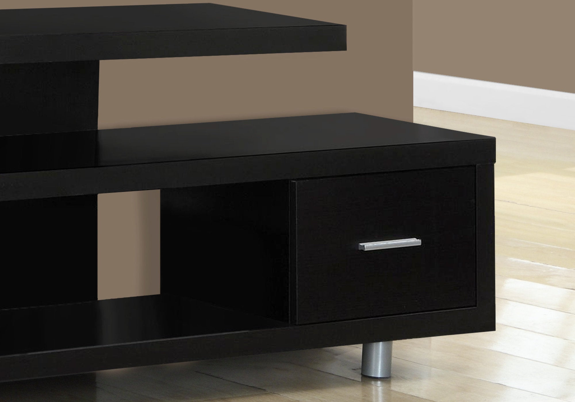 Tv Stand - 60L / Espresso With 1 Drawer