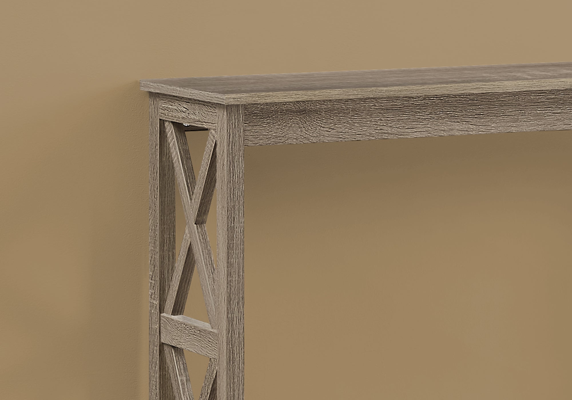 Accent Table - 48L / Dark Taupe Hall Console