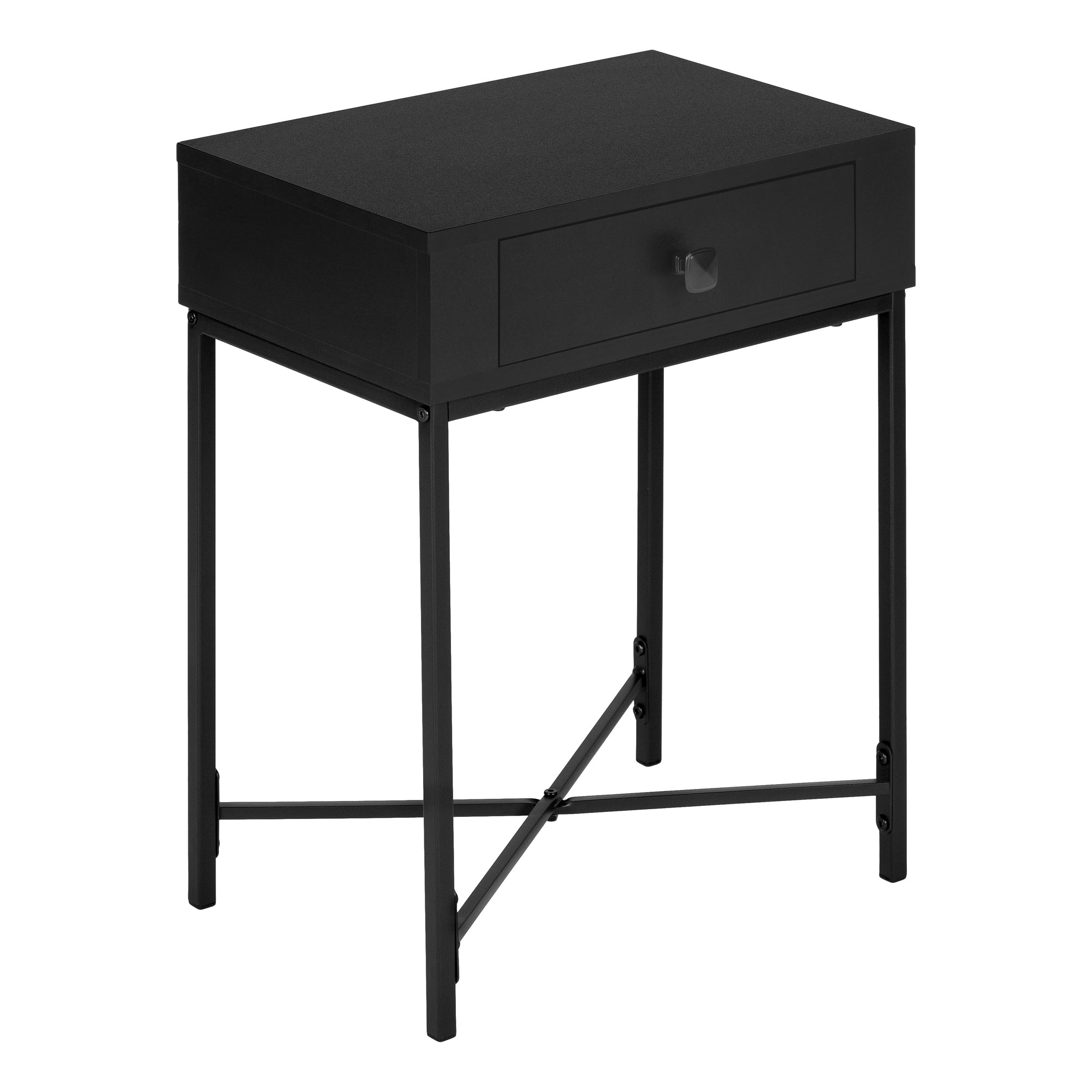 Accent Table - 22H / Black / Black Metal