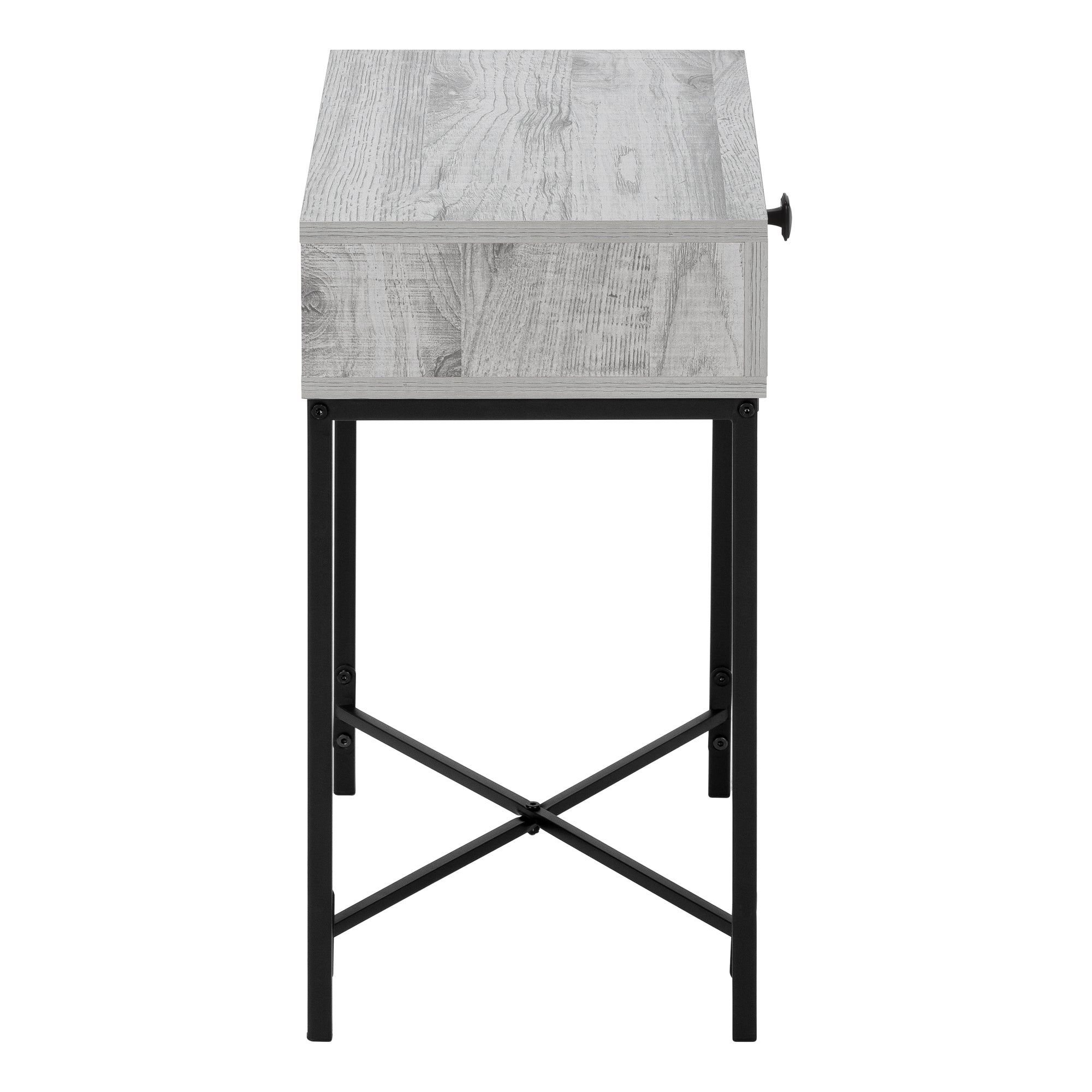 Accent Table - 22H / Grey / Black Metal