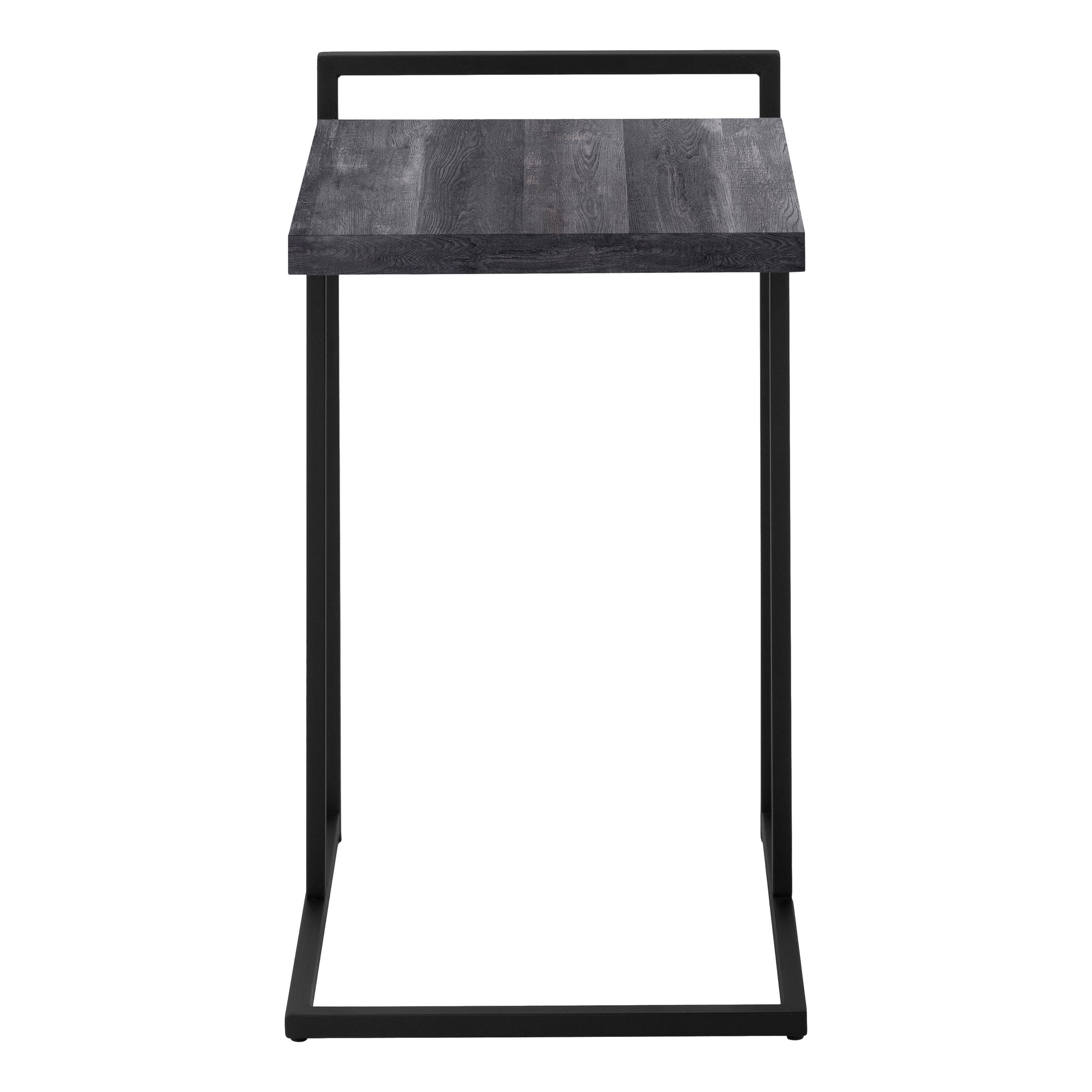 Accent Table - 25H / Black Reclaimed Wood / Black Metal