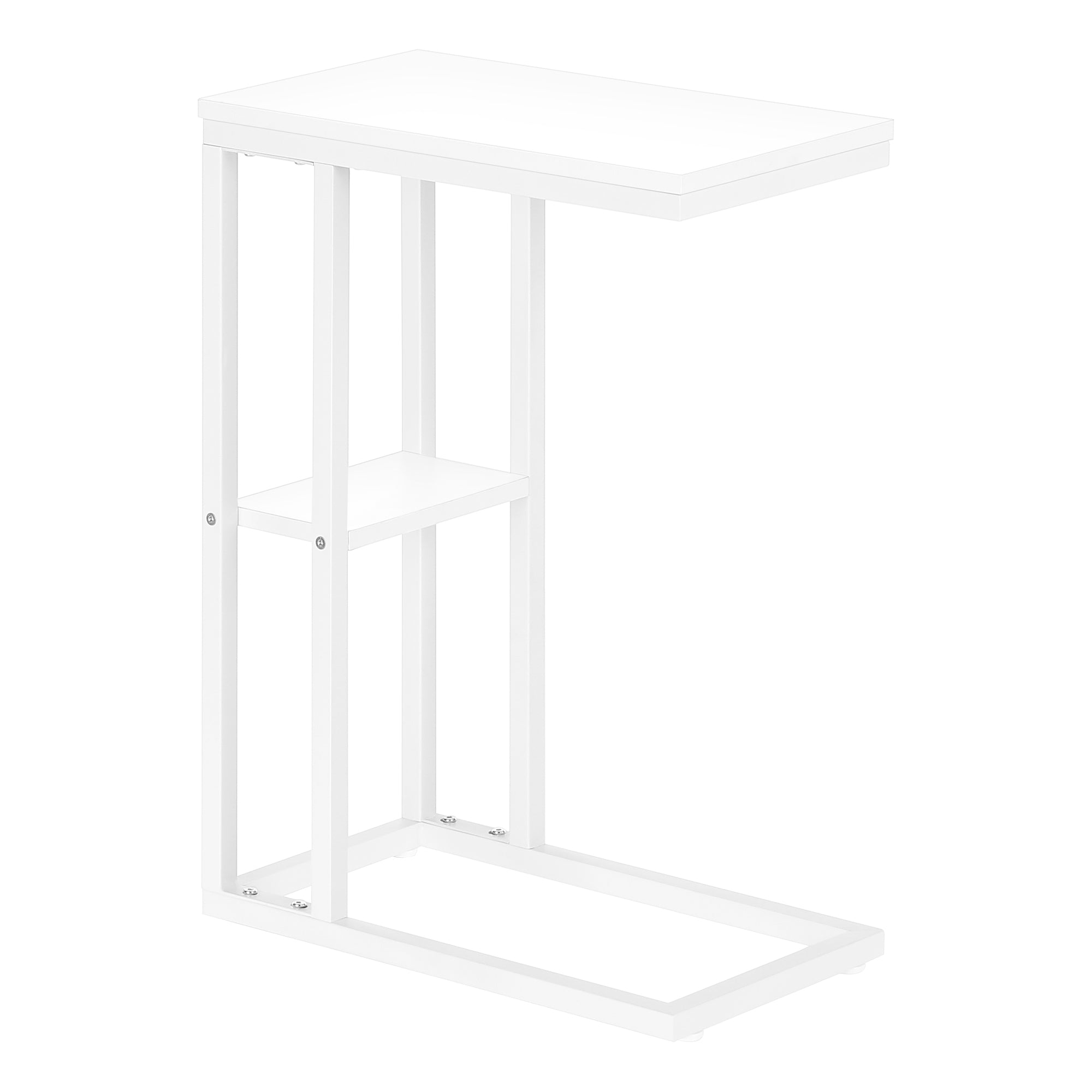 Accent Table - 25H / White / White Metal