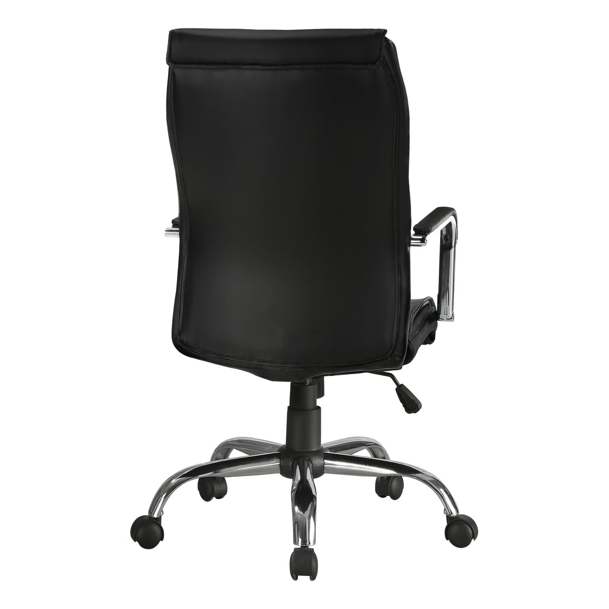 Office Chair - Black Leather-Look Fabric