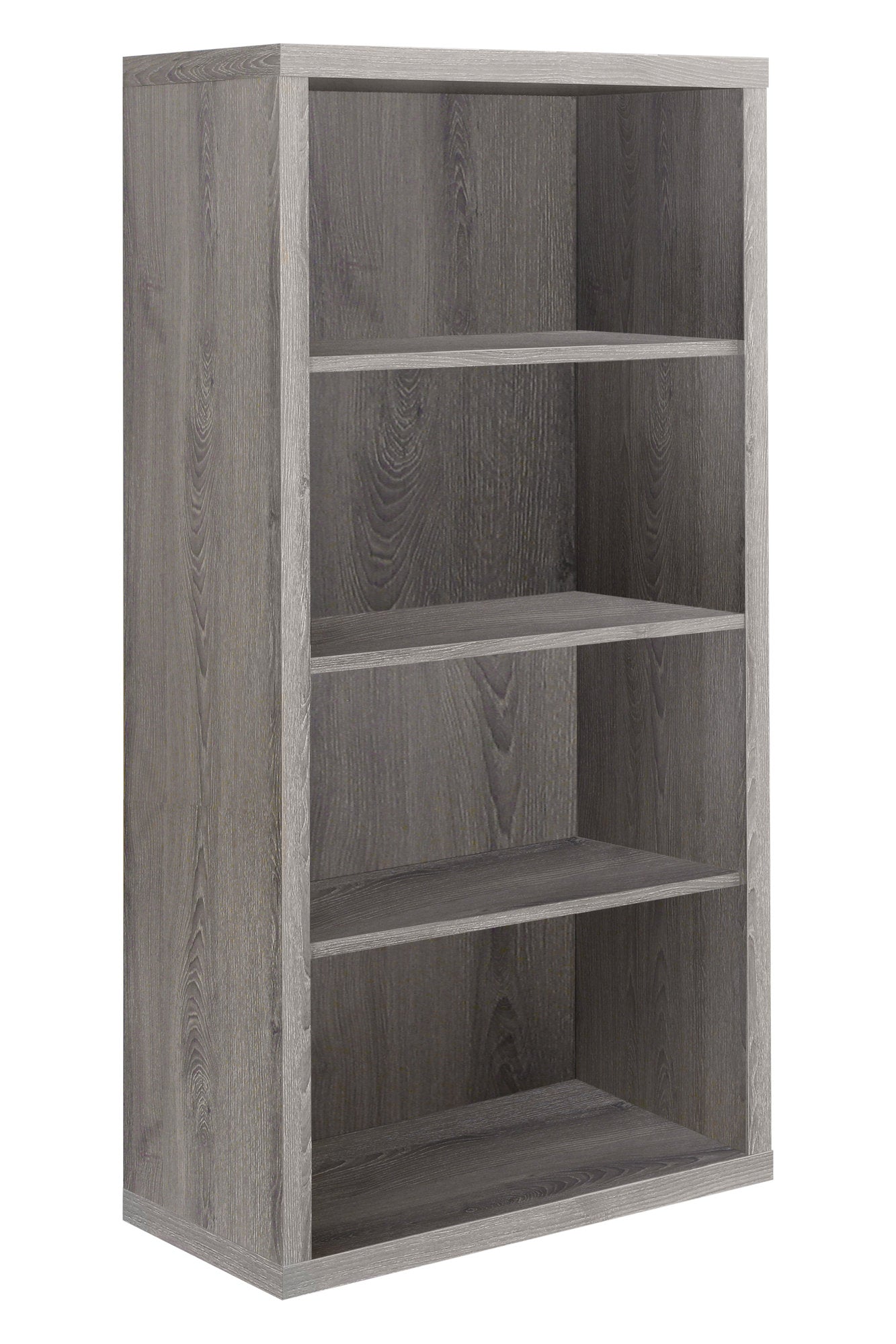 Bookcase - 48H / Dark Taupe With Adjustable Shelves
