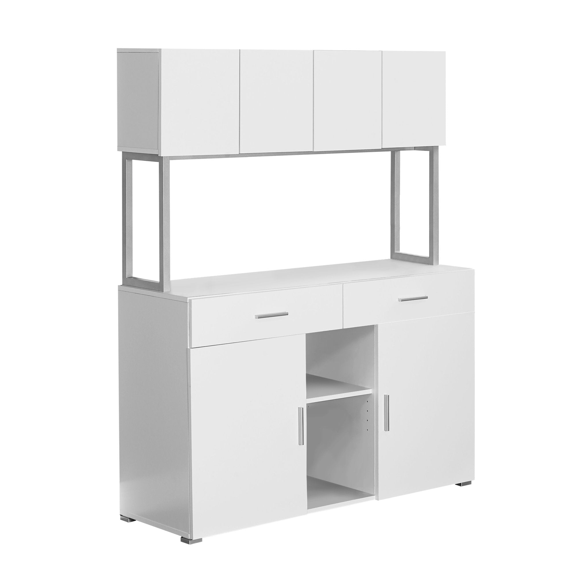 Office Cabinet - 48L / White Storage Credenza