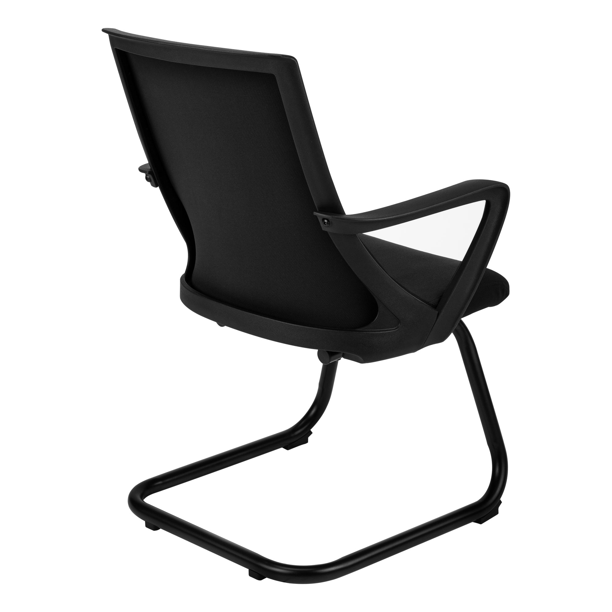 Office Chair - 2Pcs / Guest Black Mesh Mid-Back