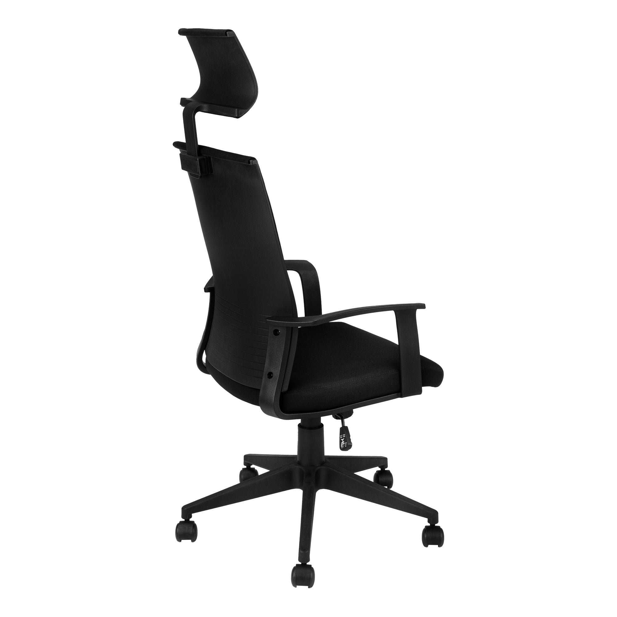 Office Chair - Black / Black Fabric / High Back Executive