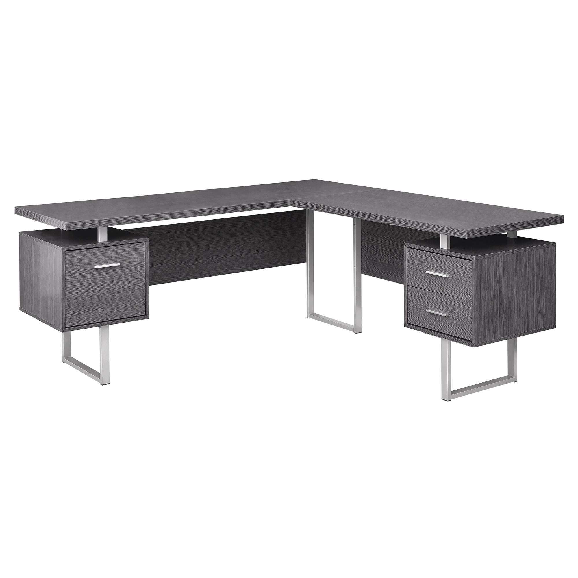 Computer Desk - 70L / Grey Left Or Right Facing