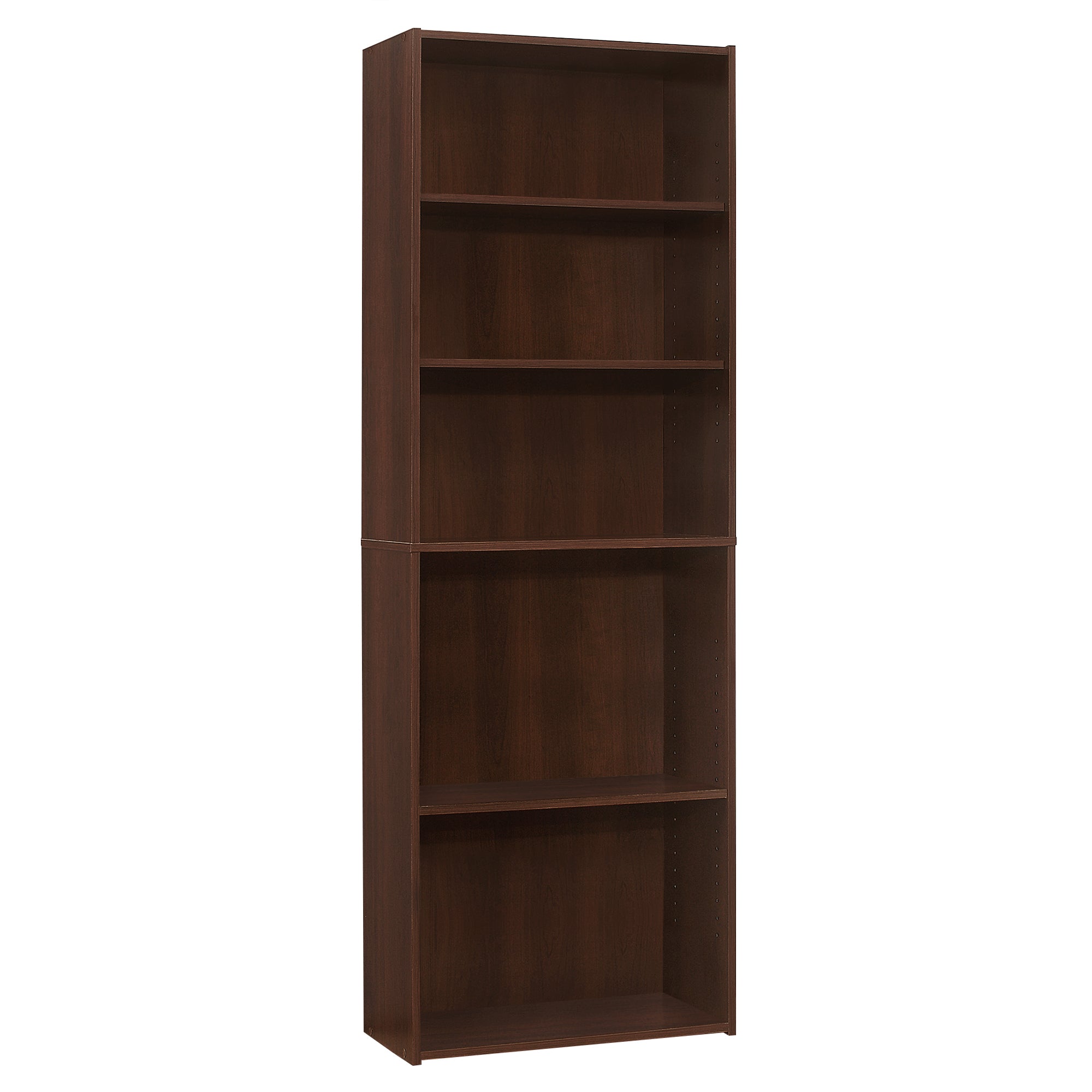 Bookcase - 72H / Cherry With 5 Shelves