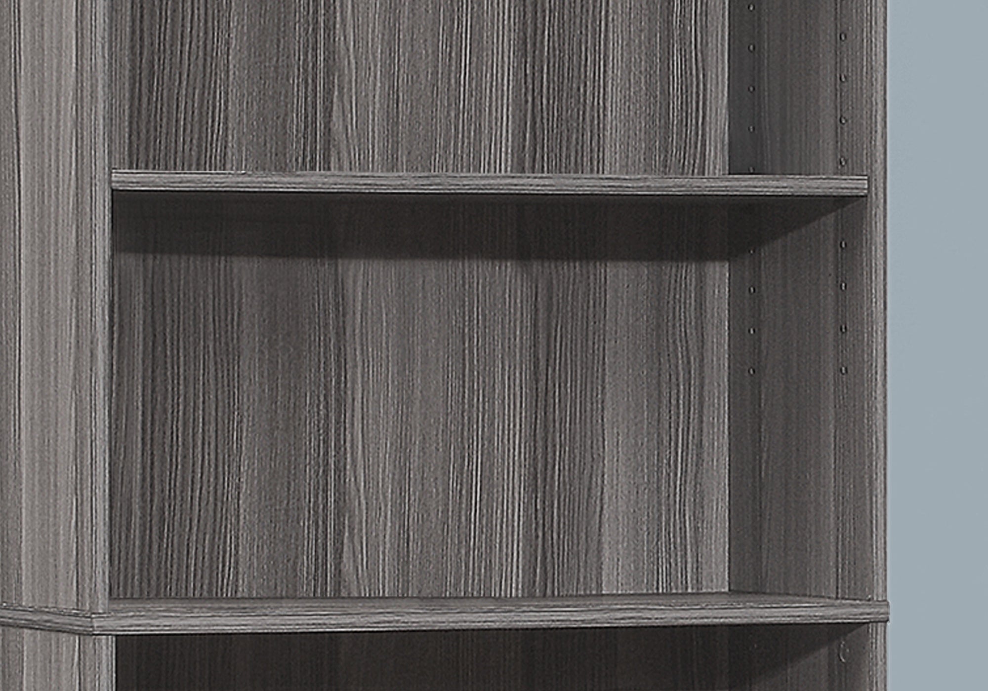 Bookcase - 72H / Grey With 5 Shelves
