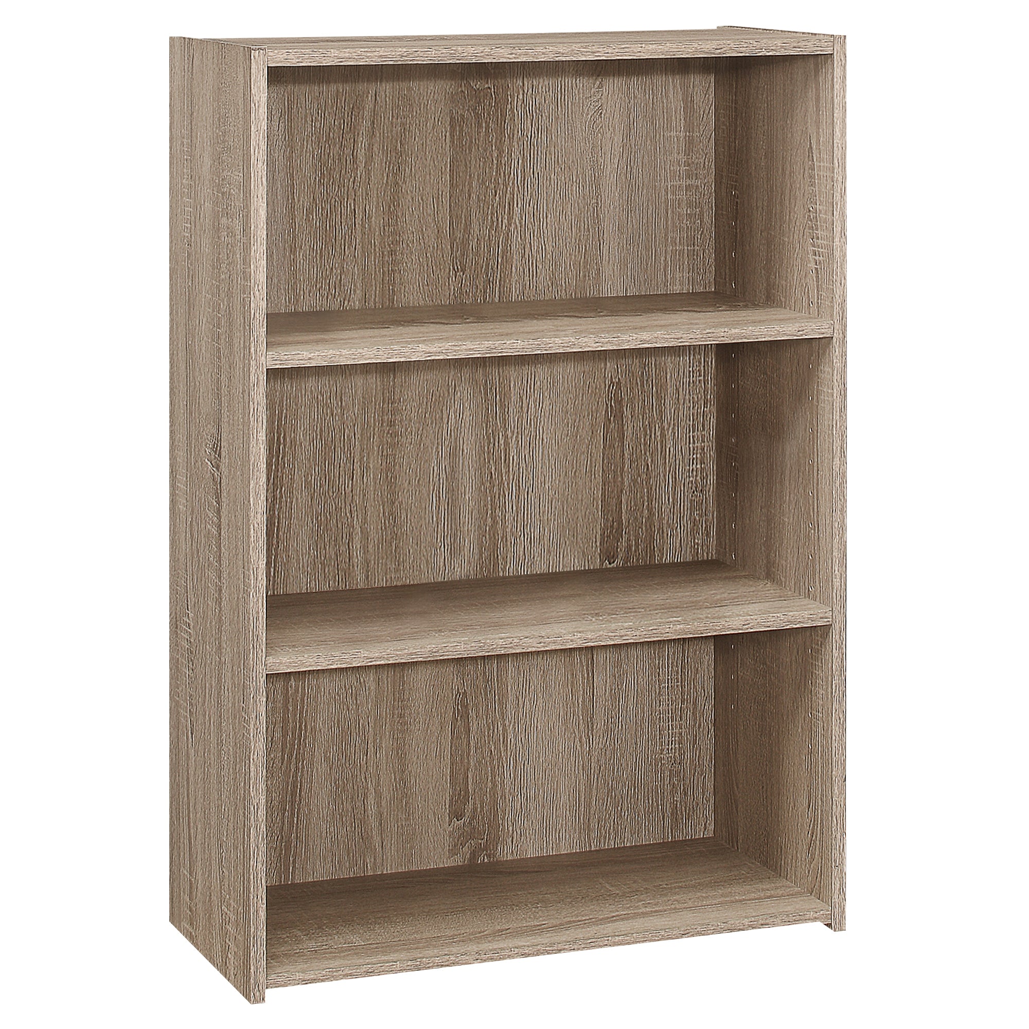 Bookcase - 36H / Dark Taupe With 3 Shelves