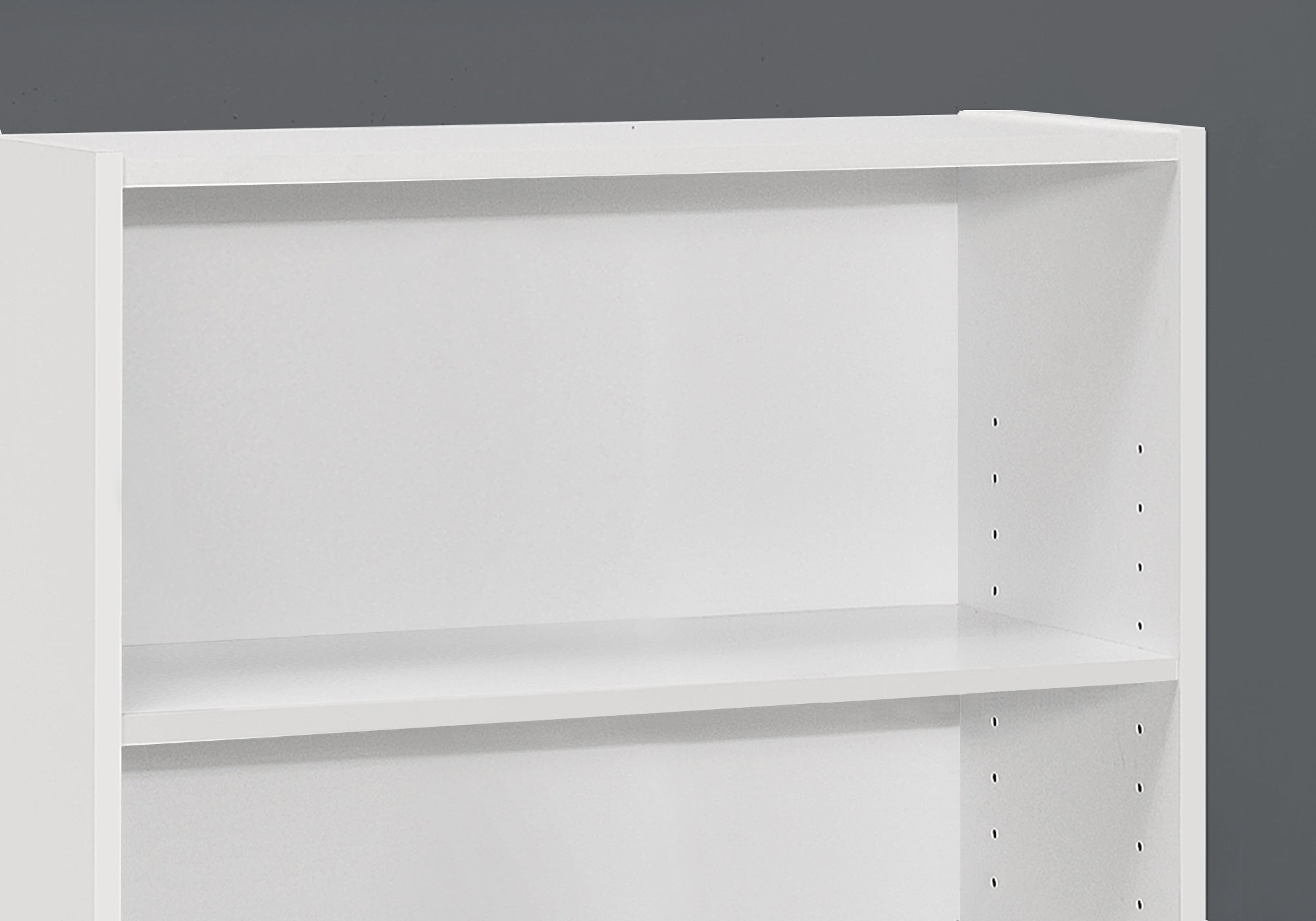 Bookcase - 36H / White With 3 Shelves