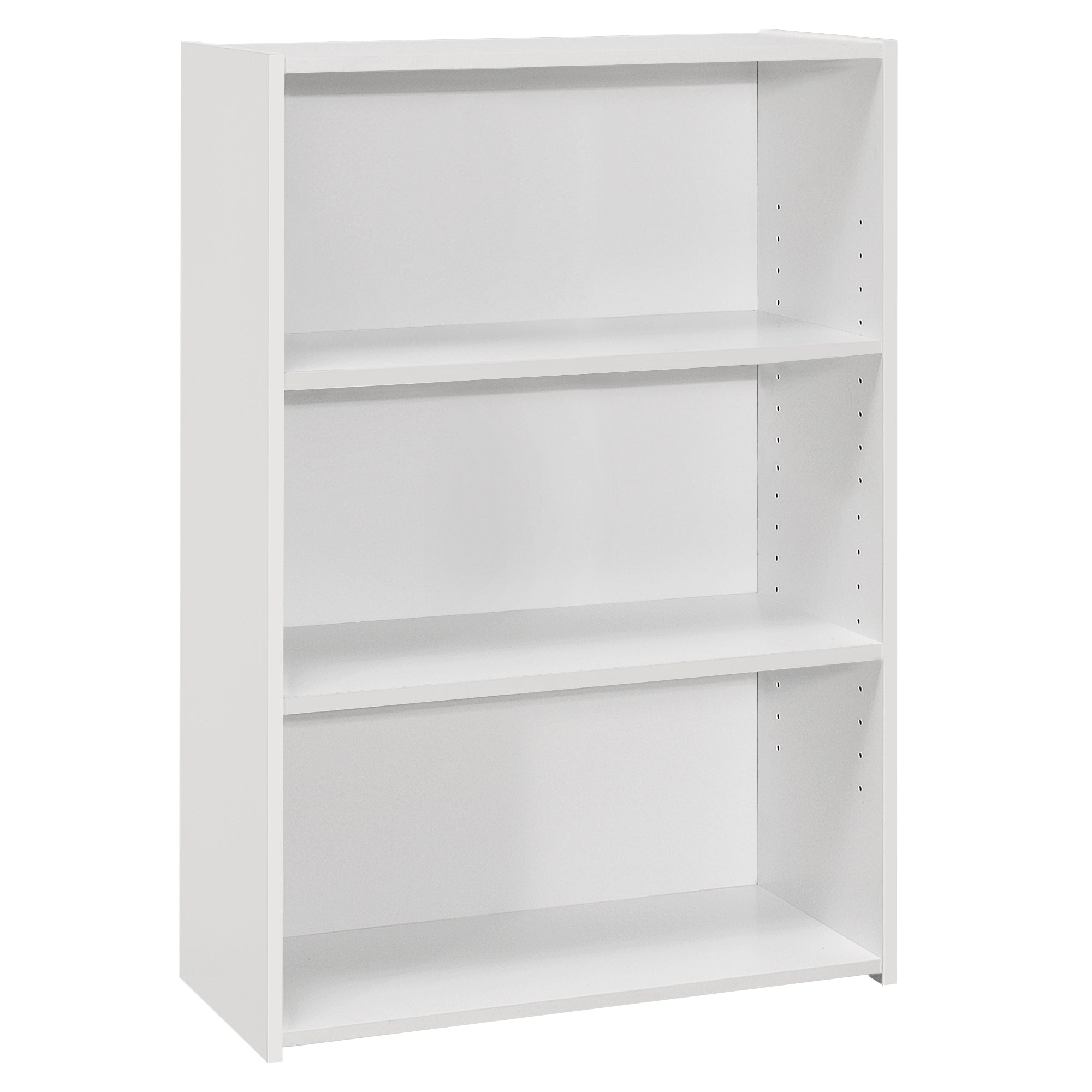 Bookcase - 36H / White With 3 Shelves