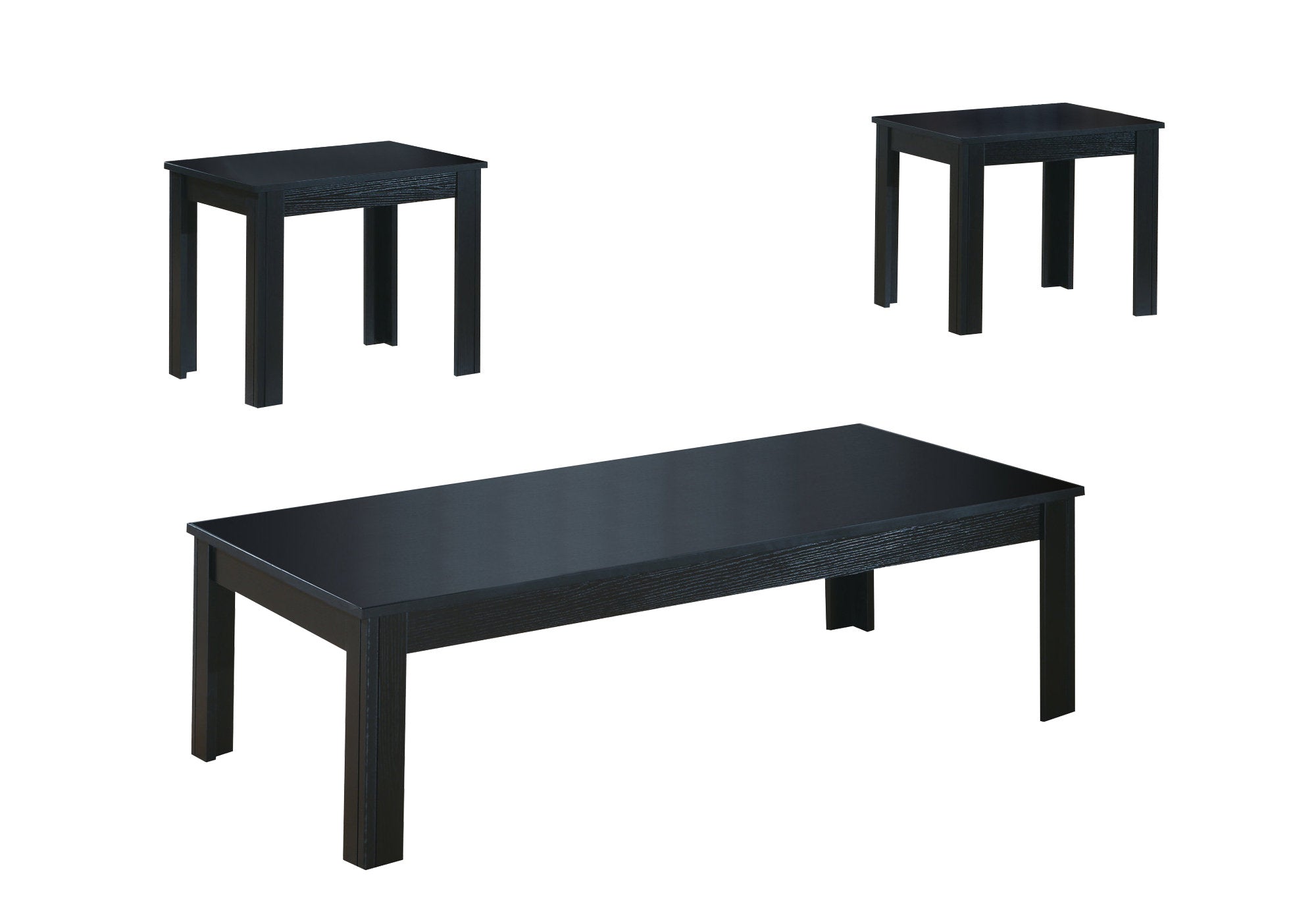 Table Set - 3Pcs Set / Black