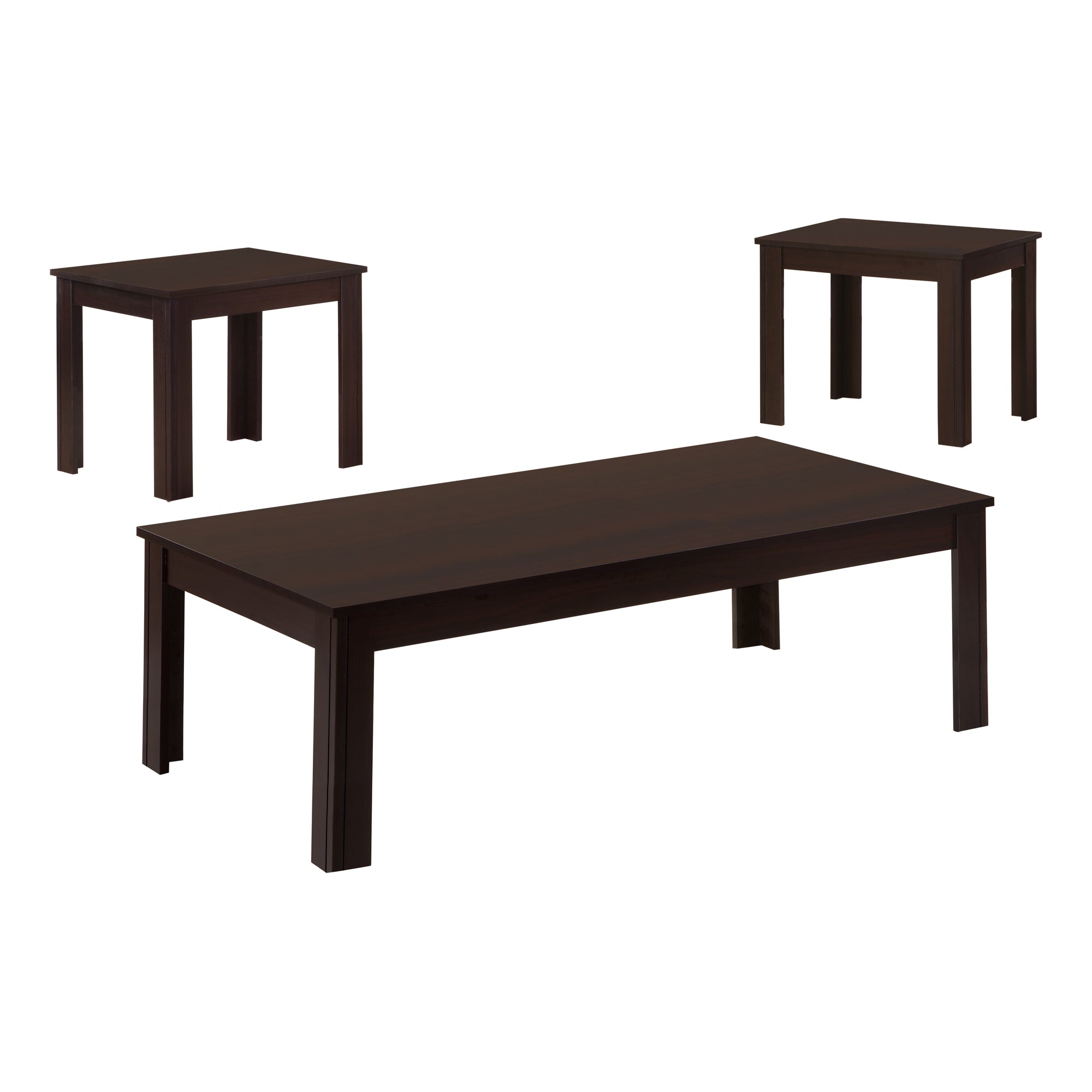 Table Set - 3Pcs Set / Espresso