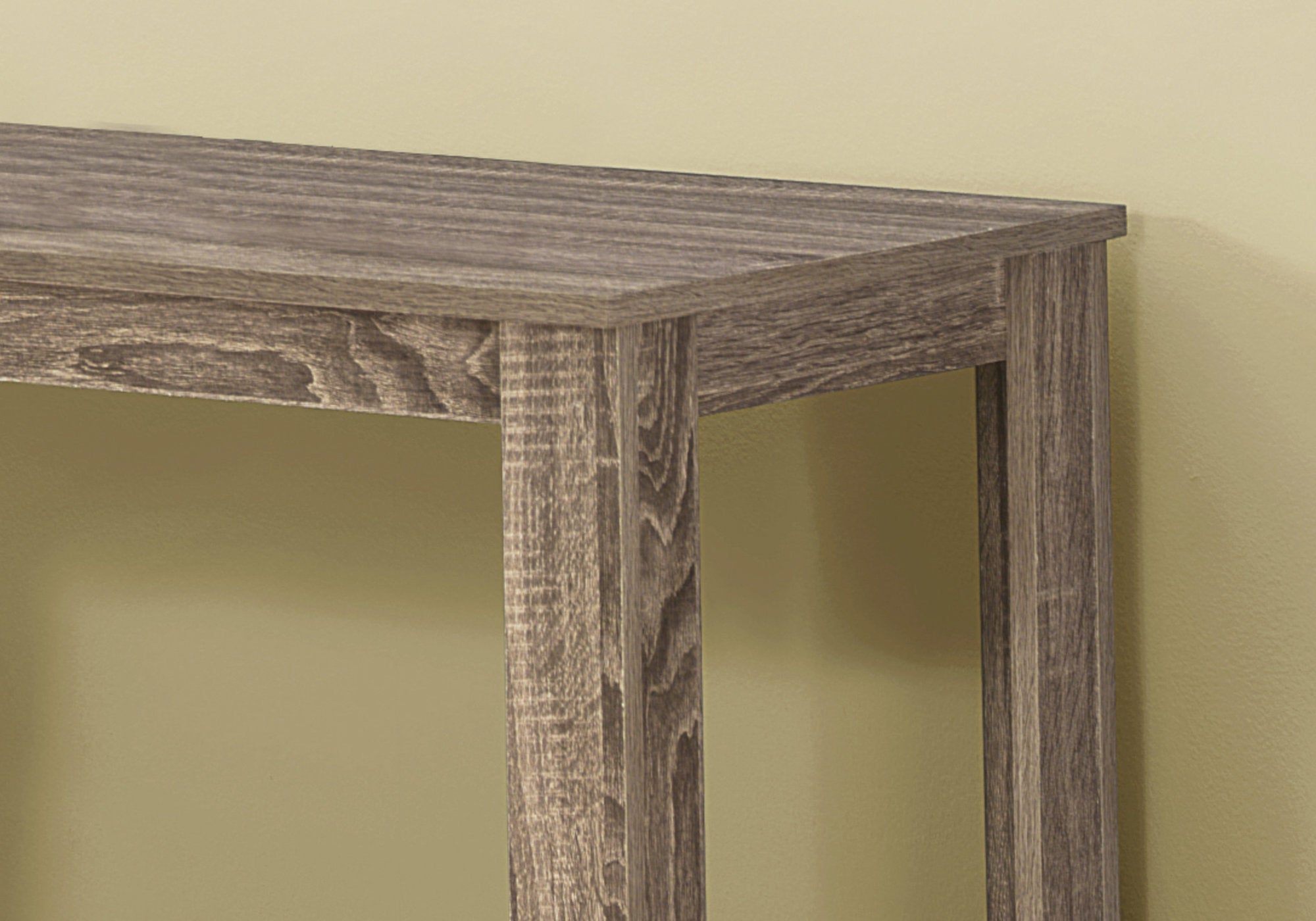 Accent Table - 44L / Dark Taupe Hall Console