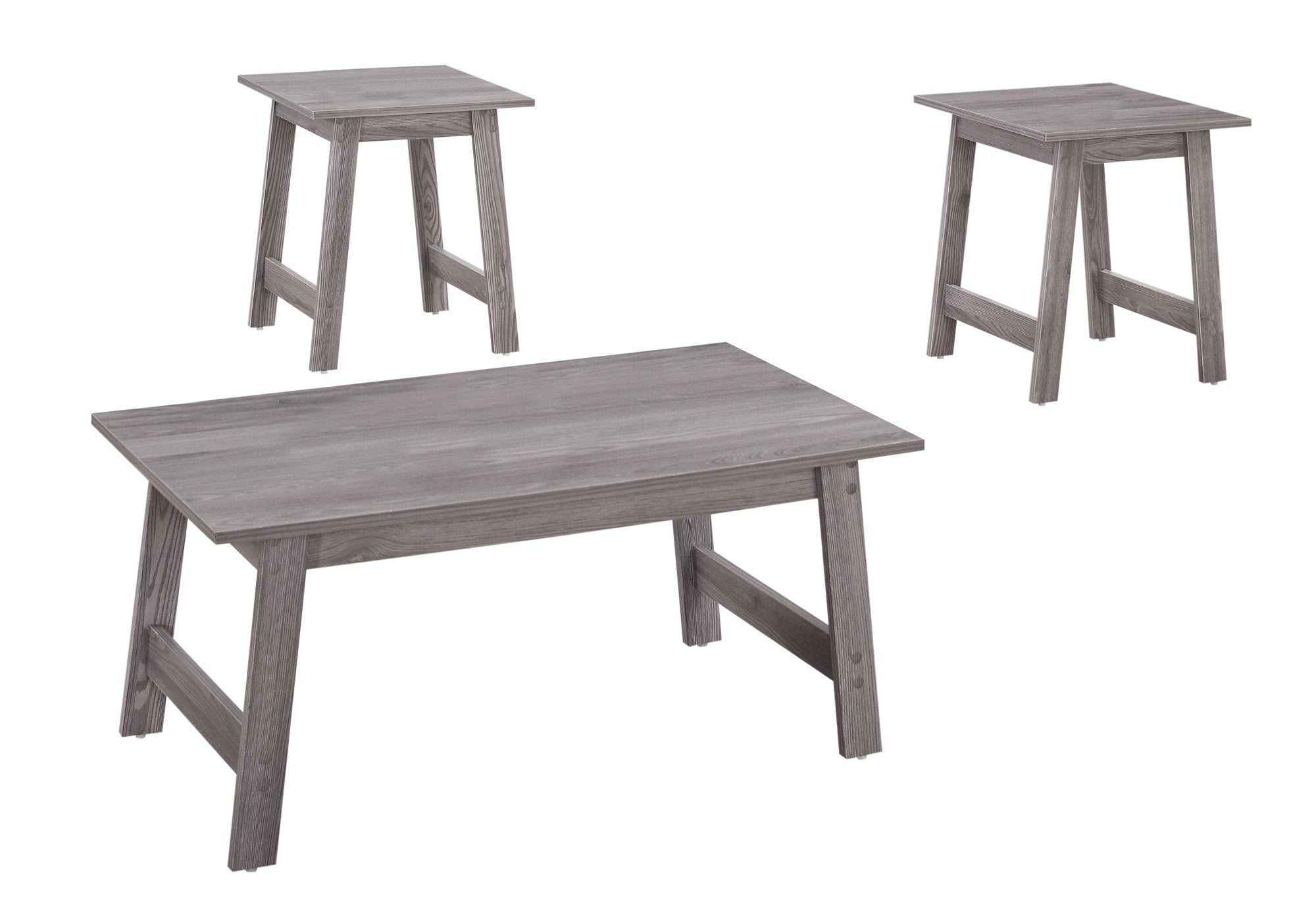 Table Set - 3Pcs Set / Grey