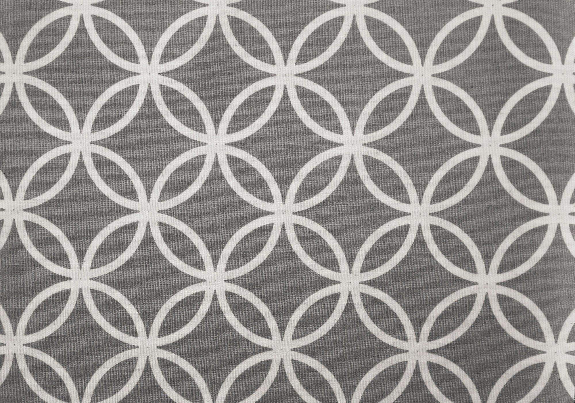 Accent Chair - 2Pcs Set / Grey  Circular  Fabric