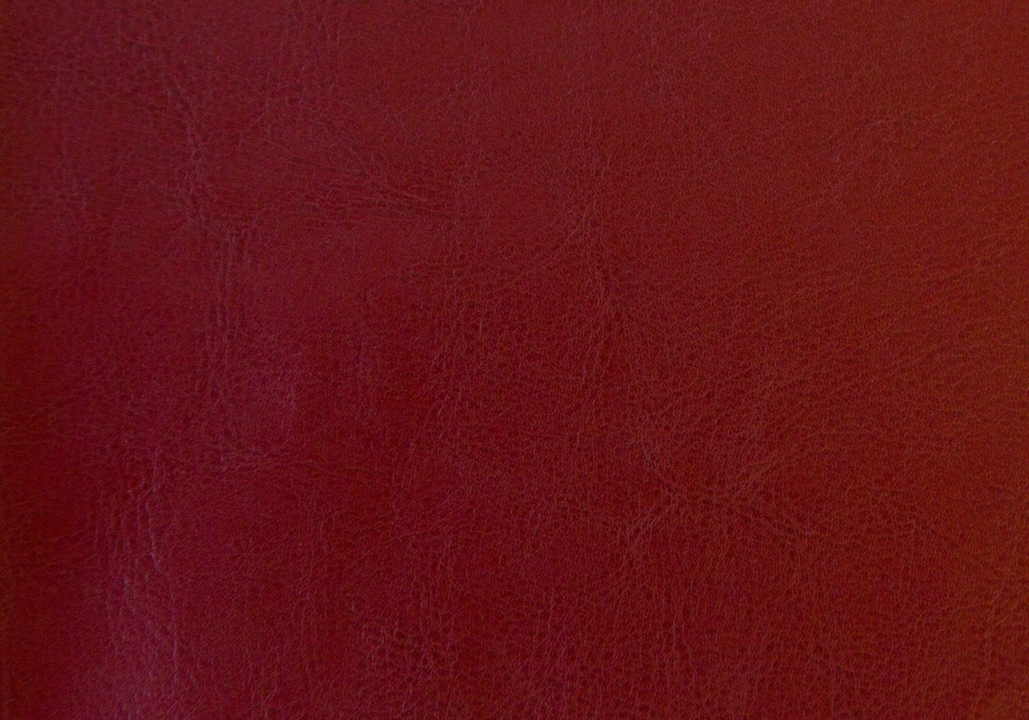 Accent Chair - Red Leather-Look Fabric