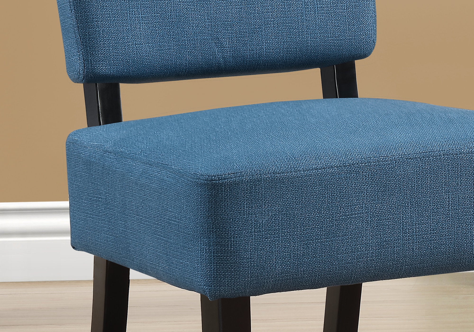 Accent Chair - Blue Fabric