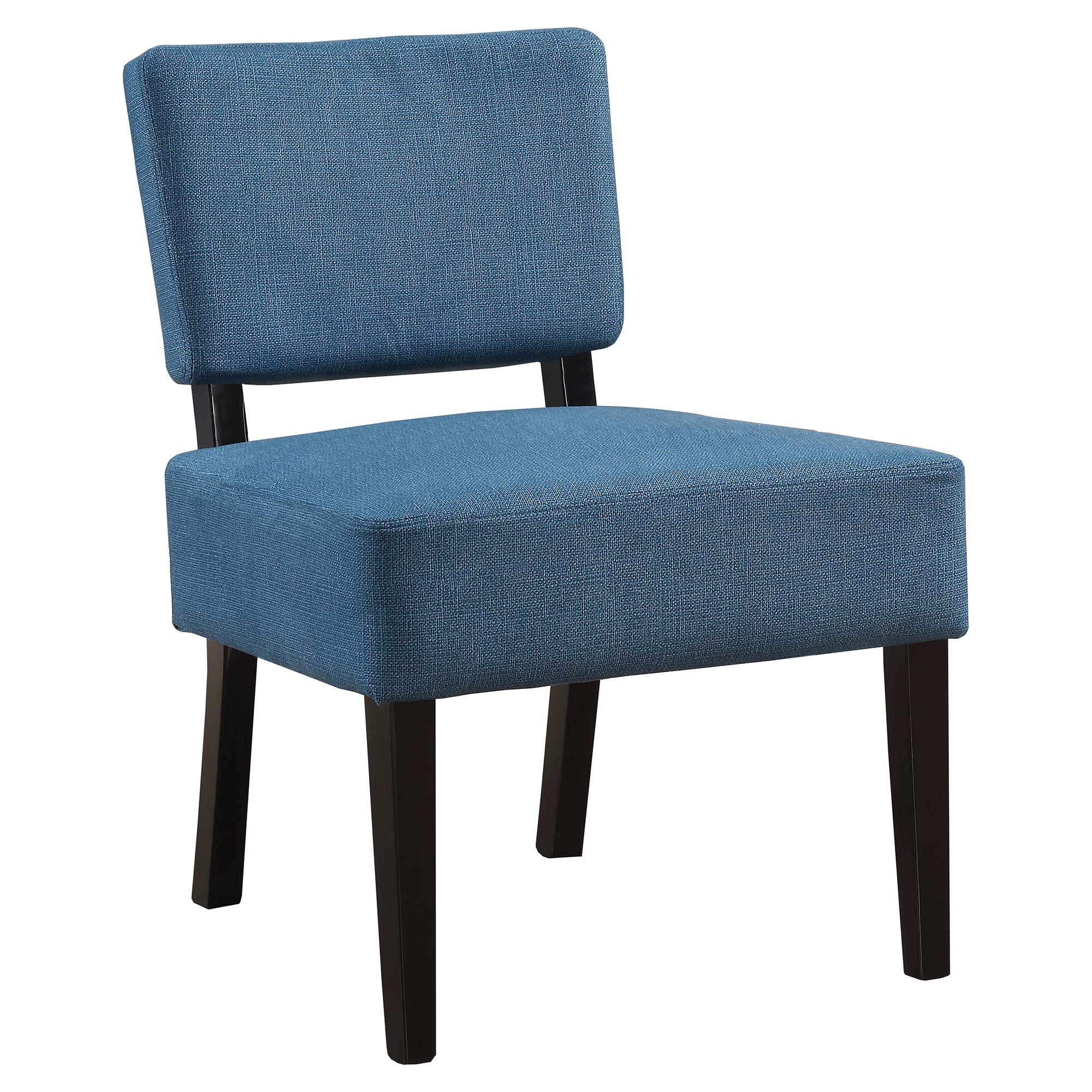 Accent Chair - Blue Fabric