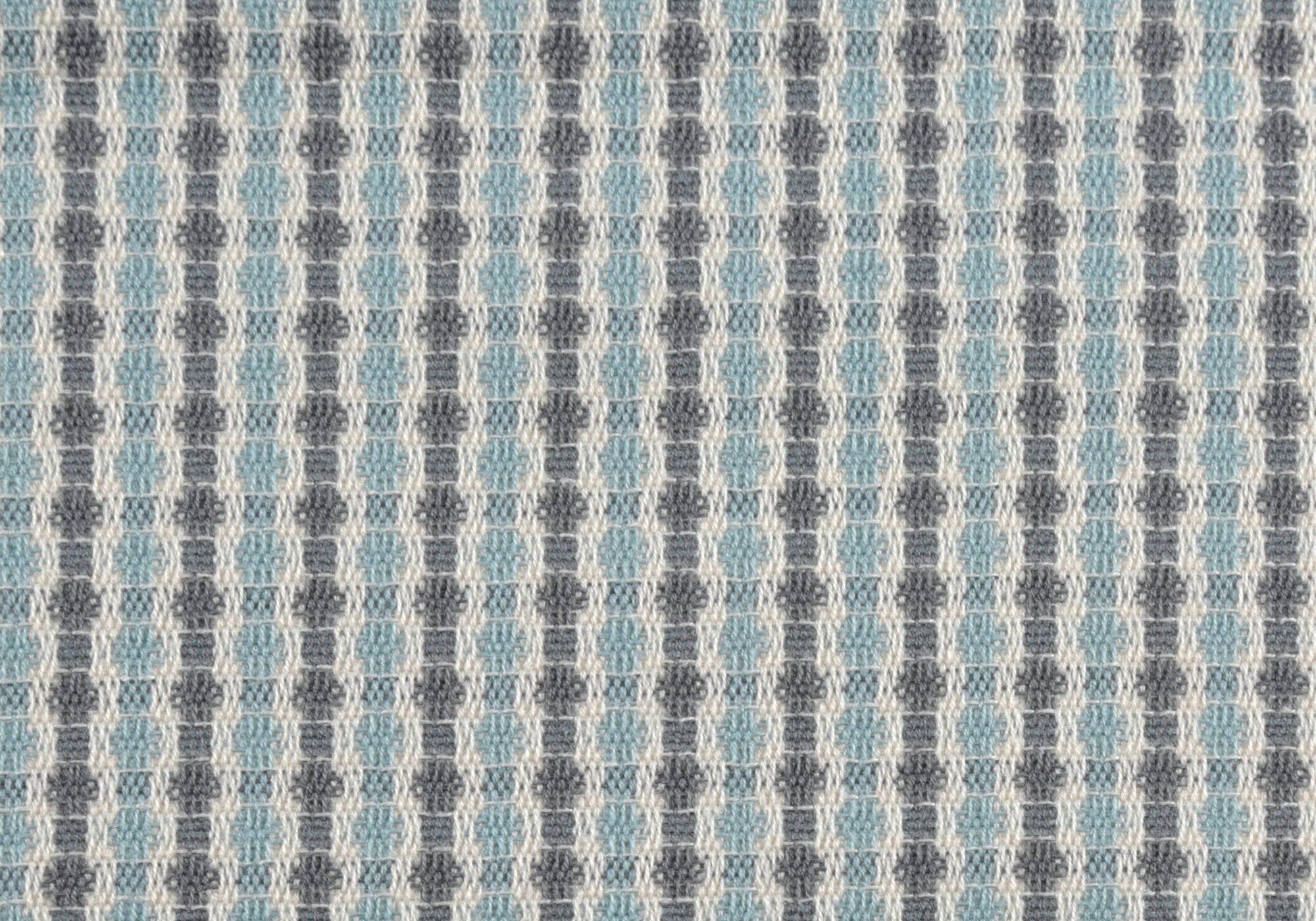 Accent Chair - Light Blue / Grey Abstract Dot Fabric