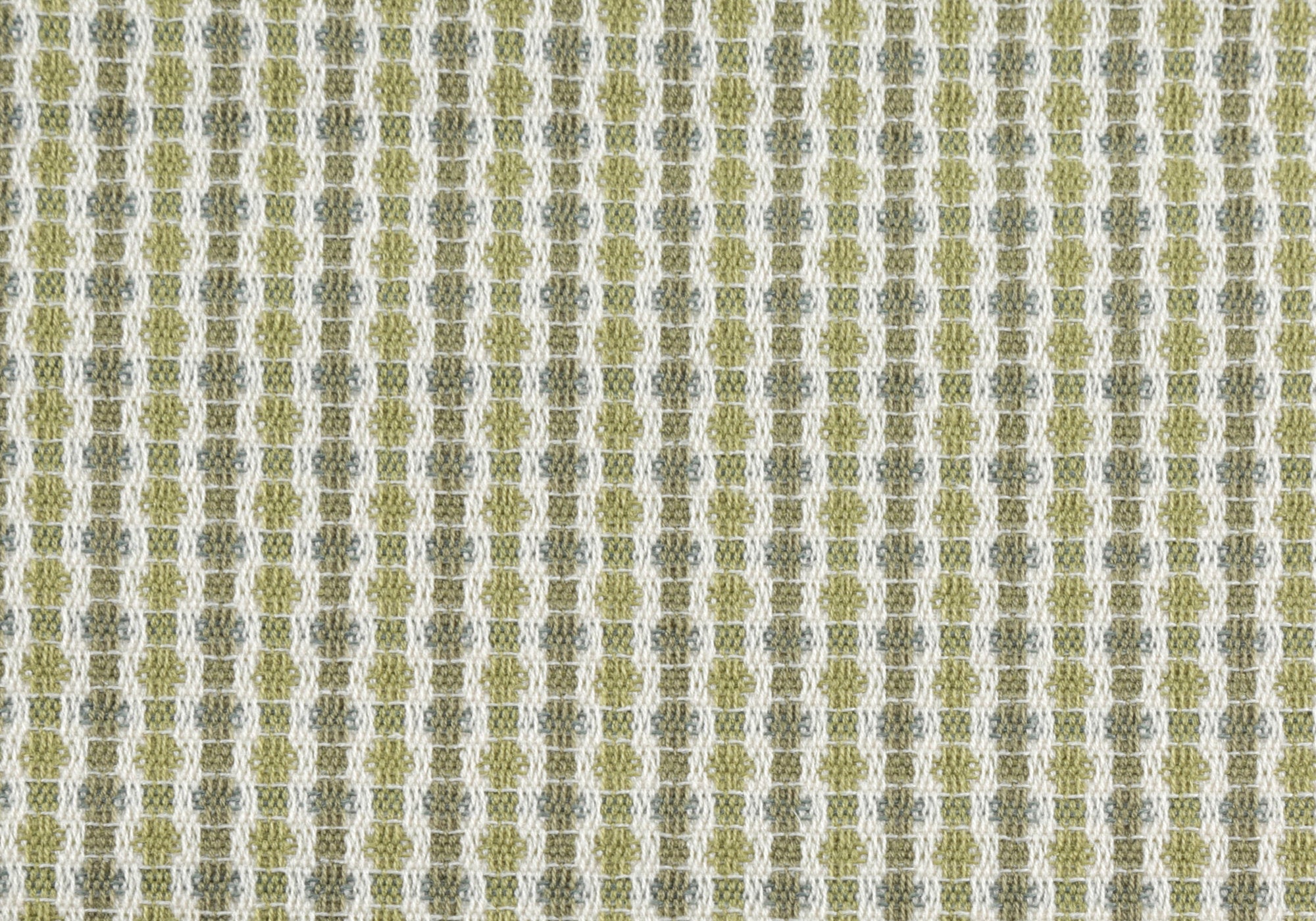 Accent Chair - Light / Dark Green Abstract Dot Fabric