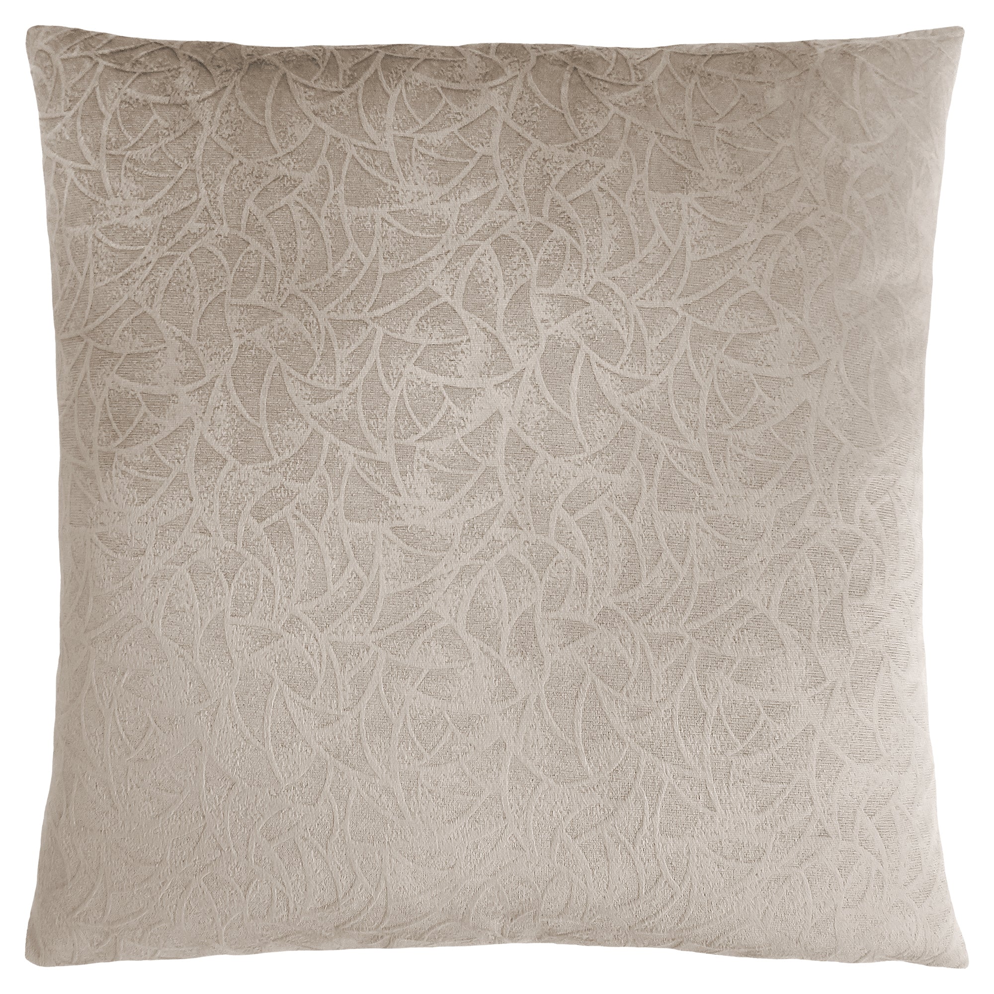 Pillow - 18X 18 / Taupe Floral Velvet / 1Pc