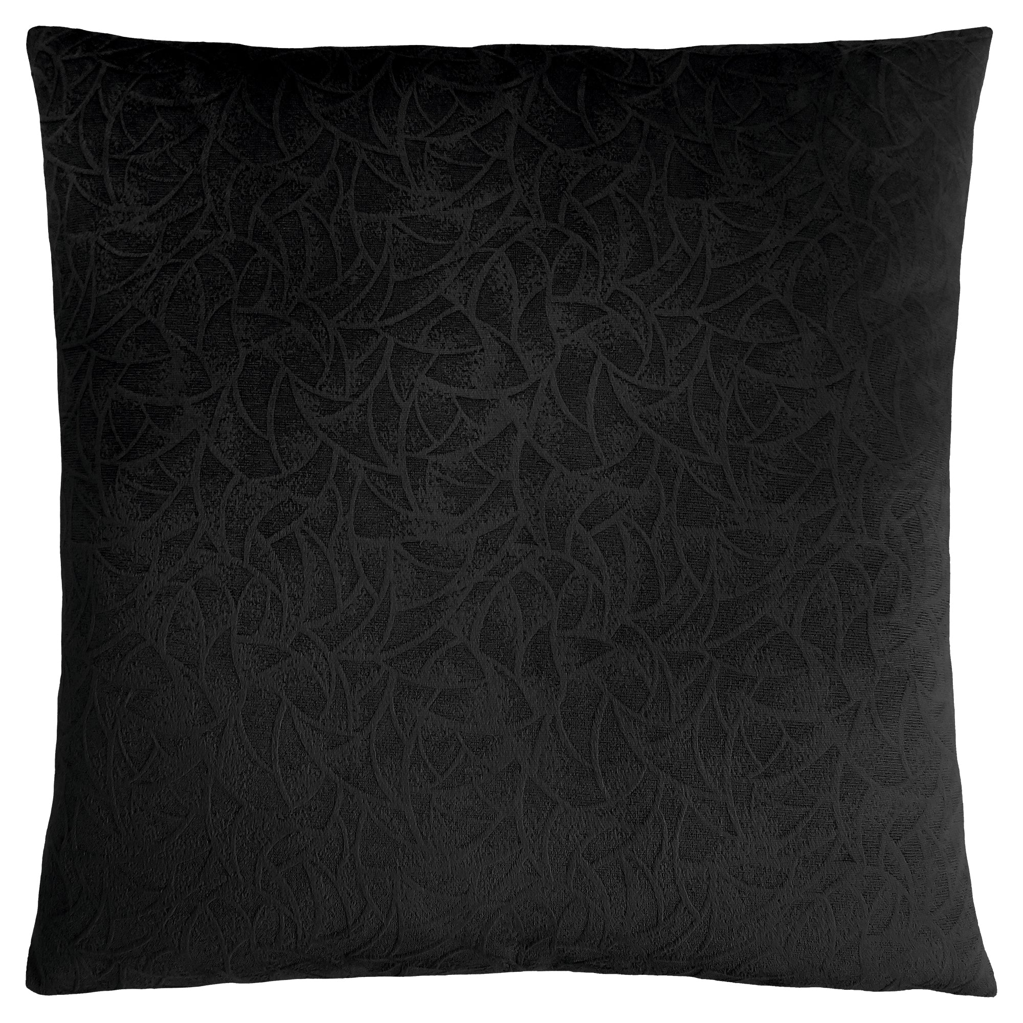 Pillow - 18X 18 / Black Floral Velvet / 1Pc