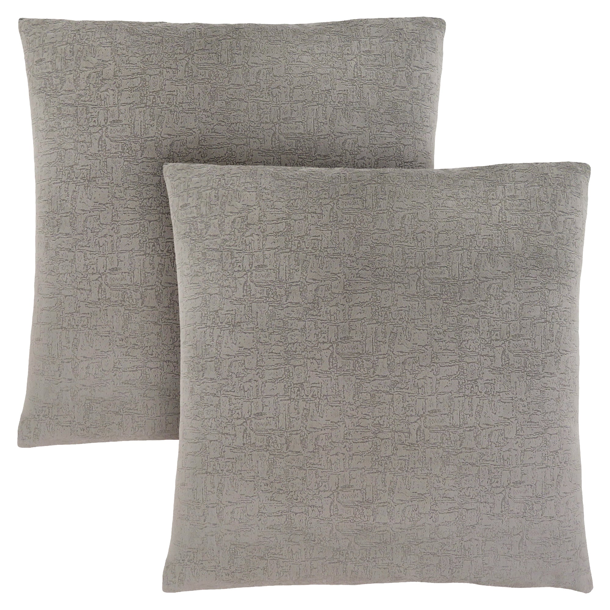 Pillow - 18X 18 / Grey Mosaic Velvet / 2Pcs