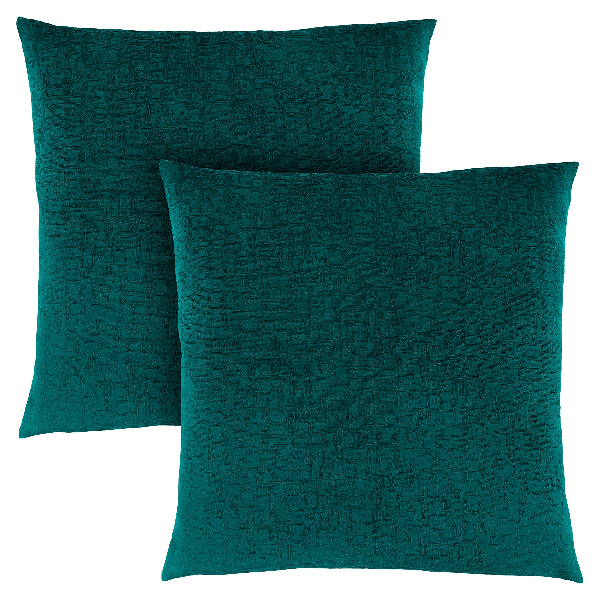 Pillow - 18X 18 / Emerald Green Mosaic Velvet / 2Pcs