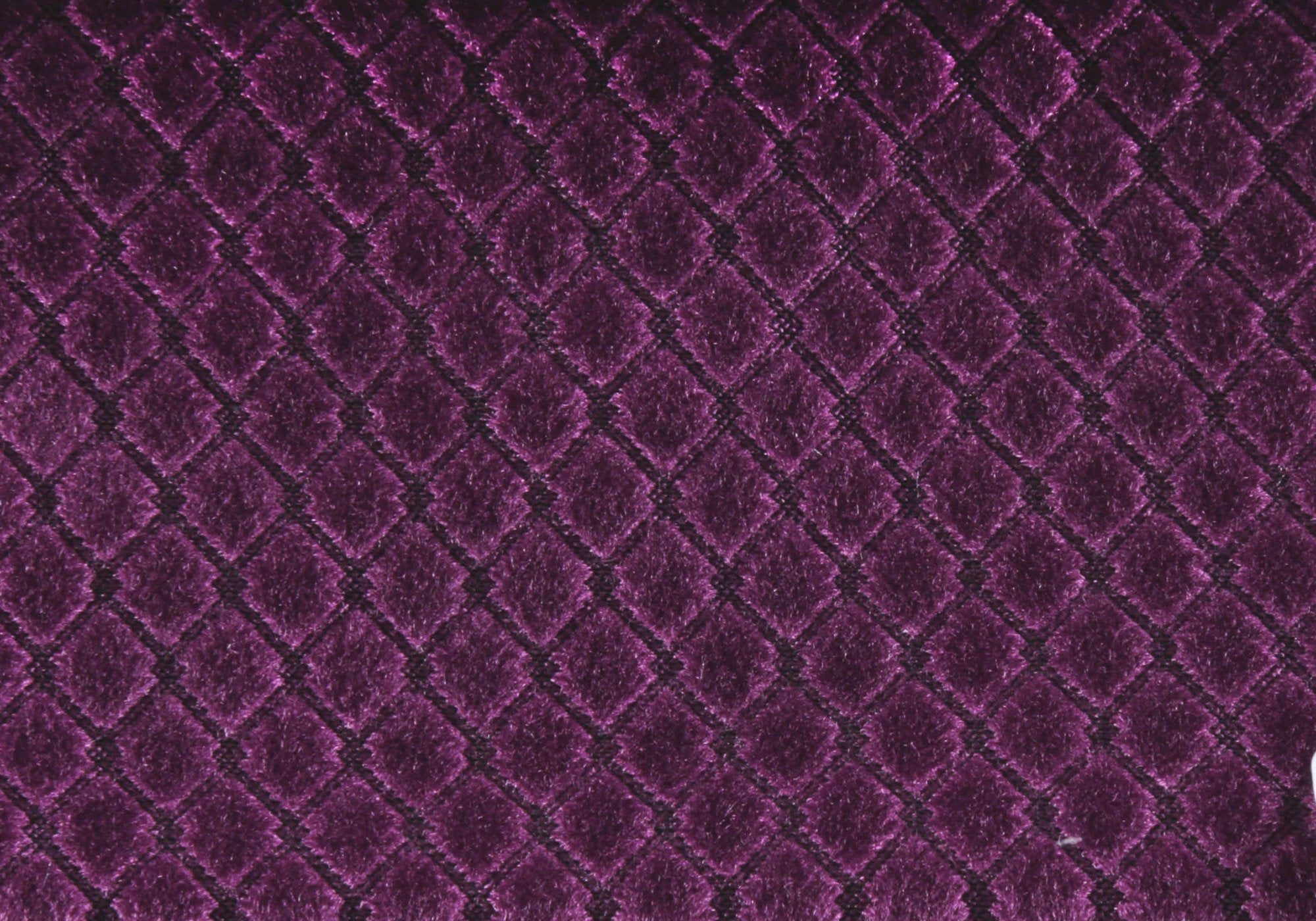 Pillow - 18X 18 / Purple Diamond Velvet / 1Pc