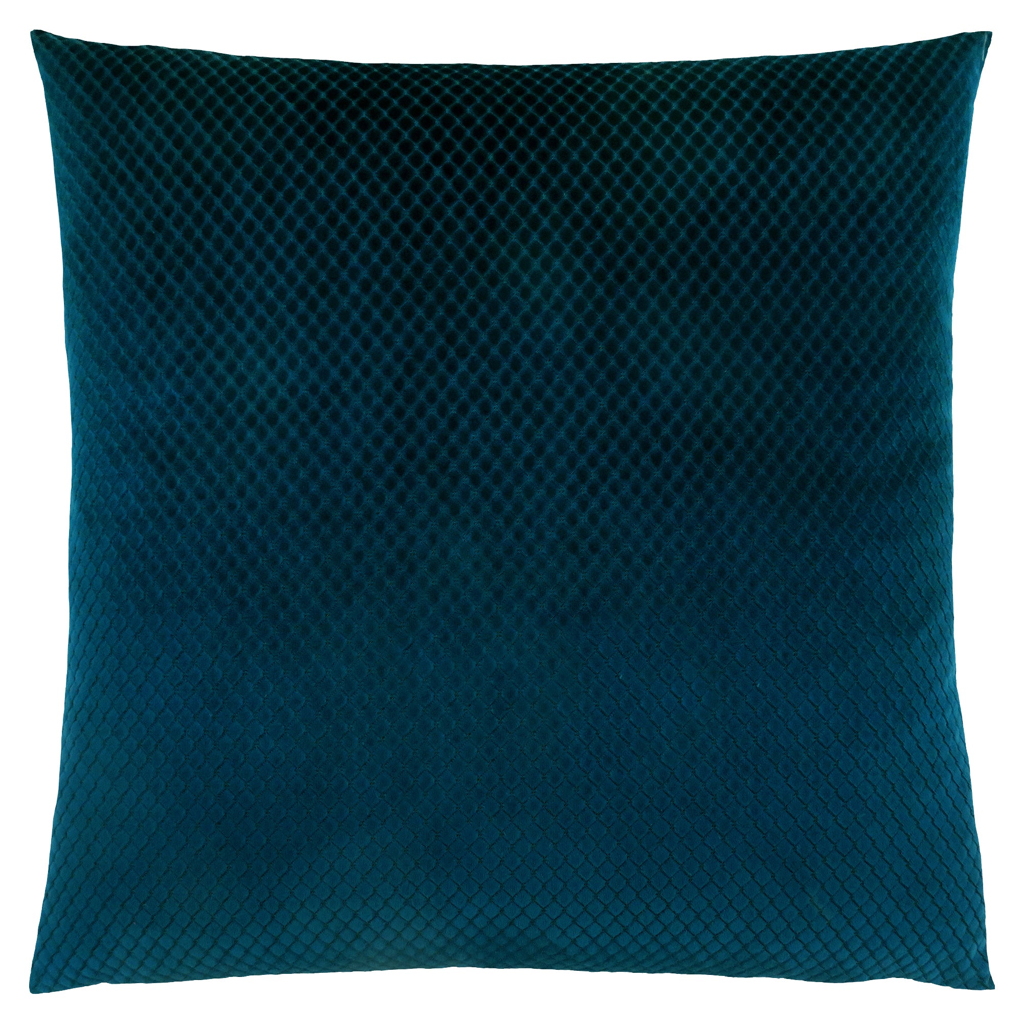 Pillow - 18X 18 / Steel Blue Diamond Velvet / 1Pc