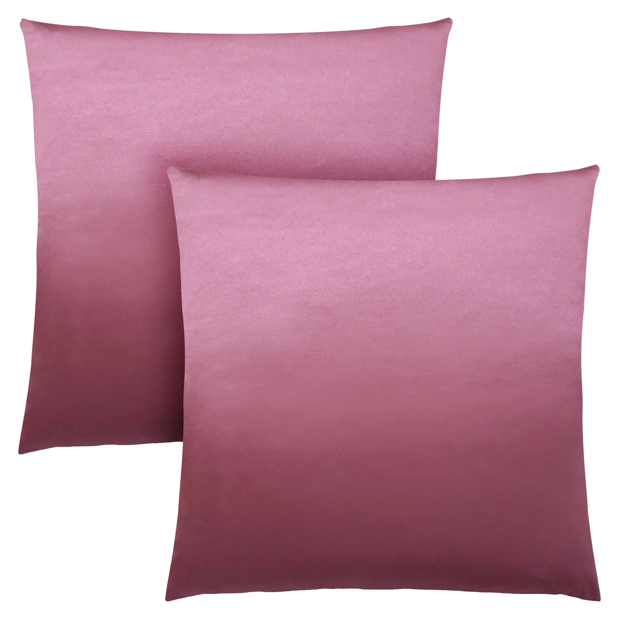 Pillow - 18X 18 / Pink Satin / 2Pcs