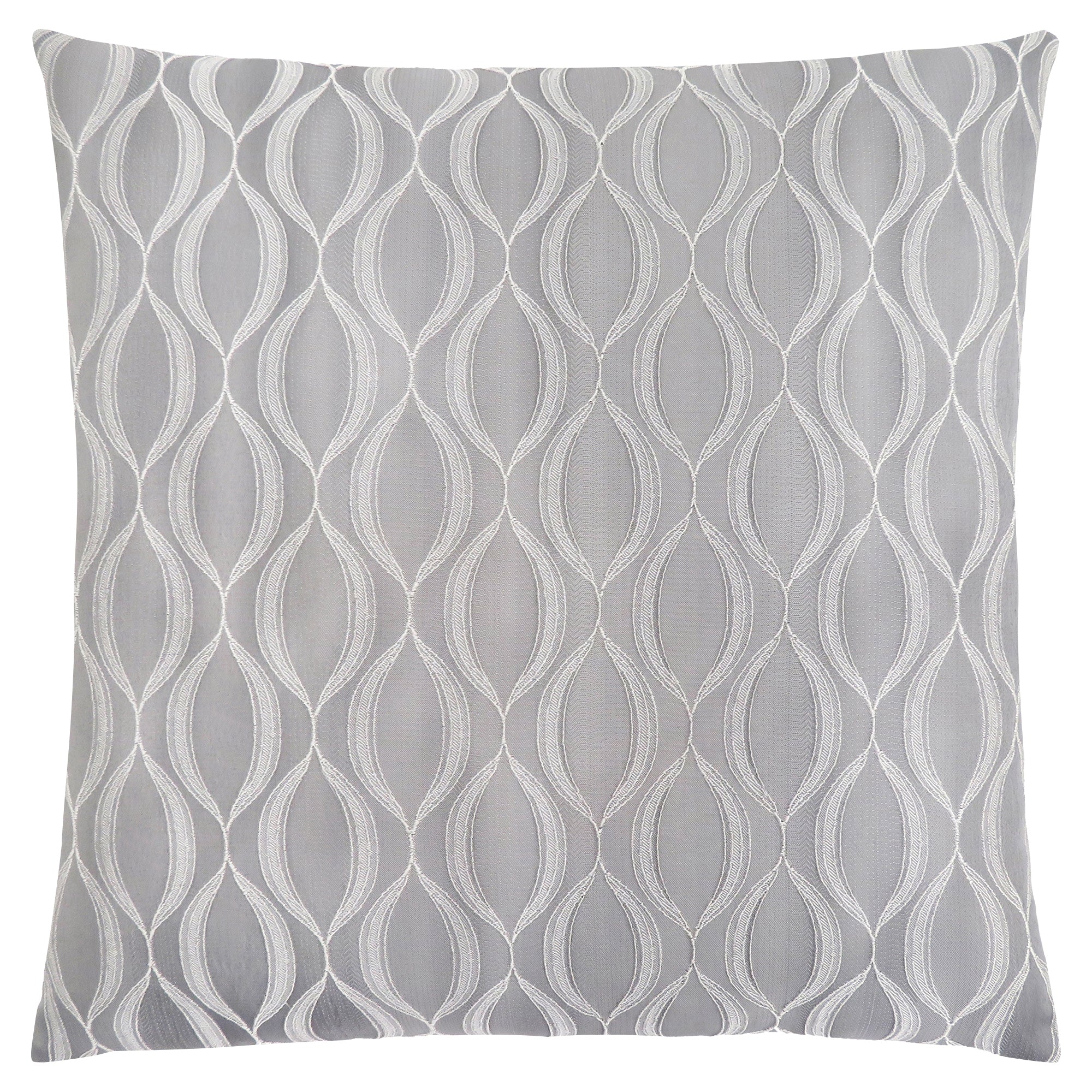 Pillow - 18X 18 / Grey Wave Pattern / 1Pc