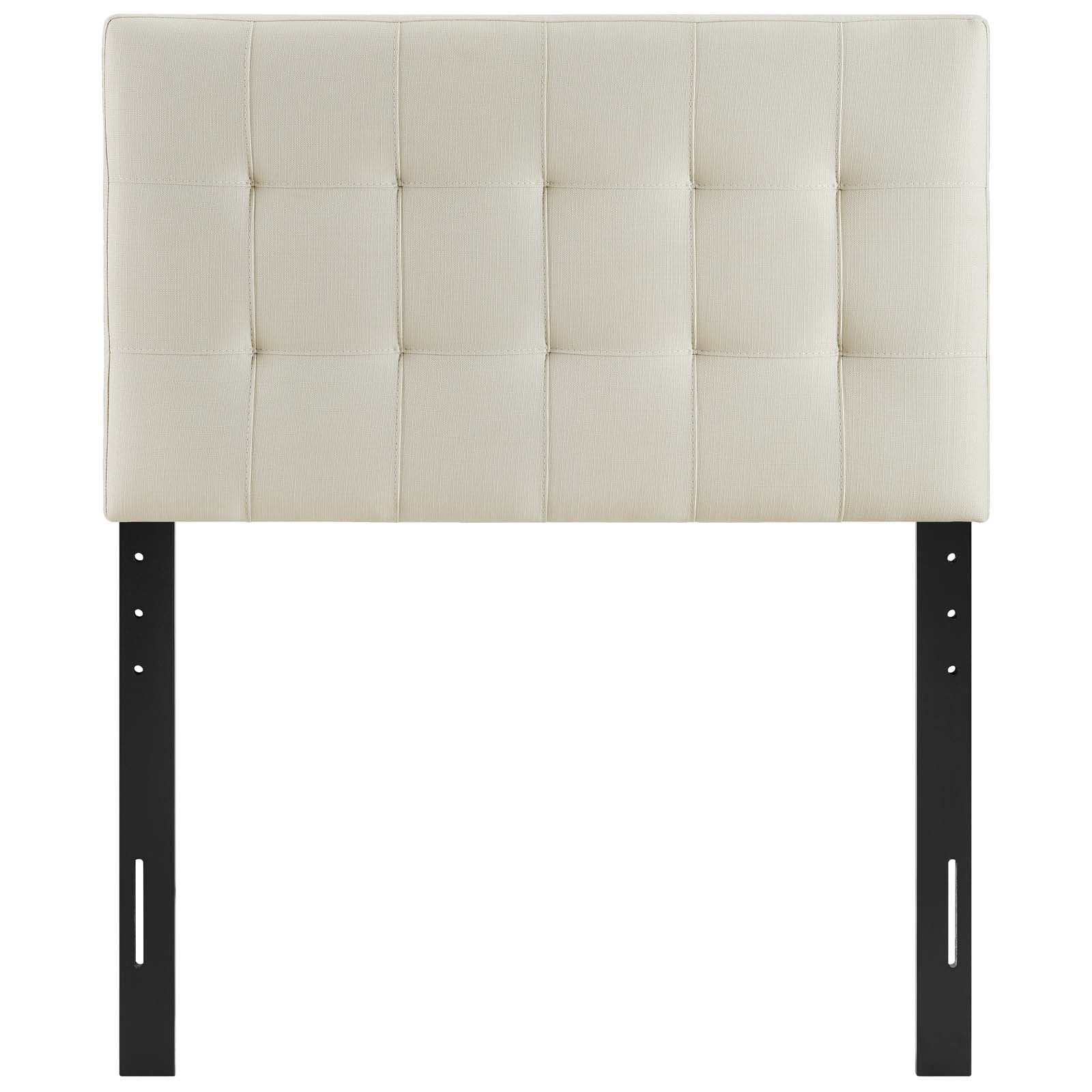 Lily Twin Upholstered Fabric Headboard