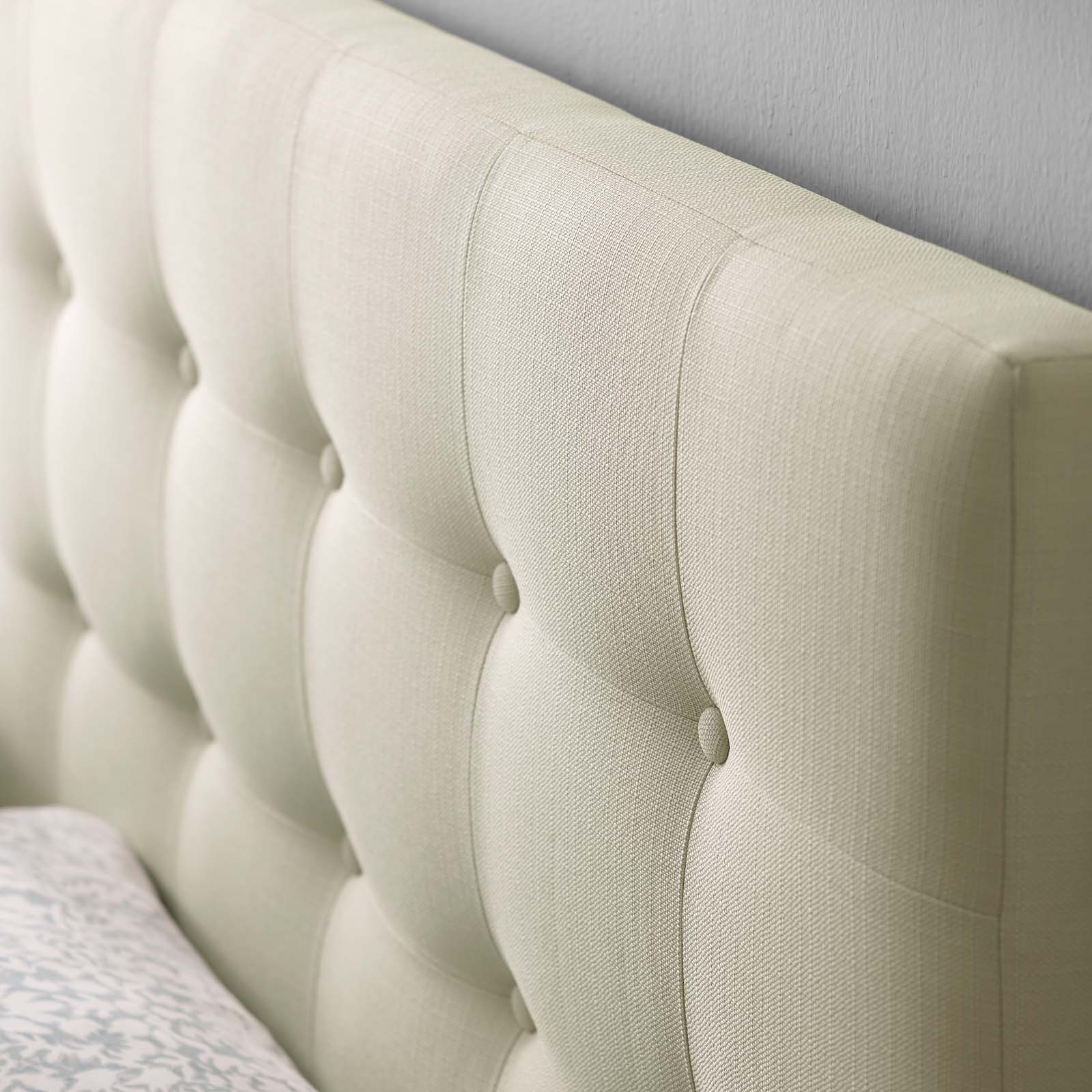 Emily King Upholstered Fabric Headboard