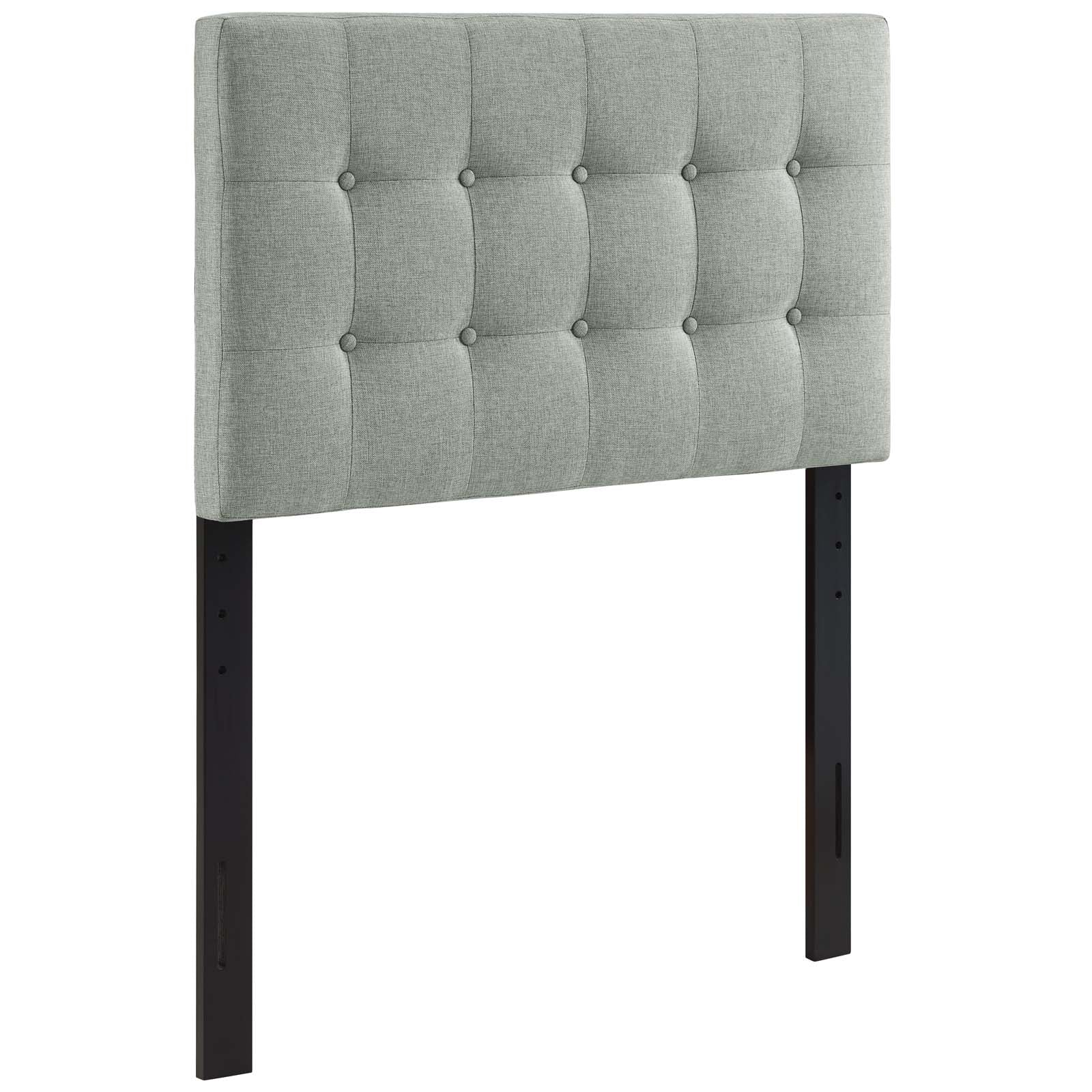 Emily Twin Upholstered Fabric Headboard