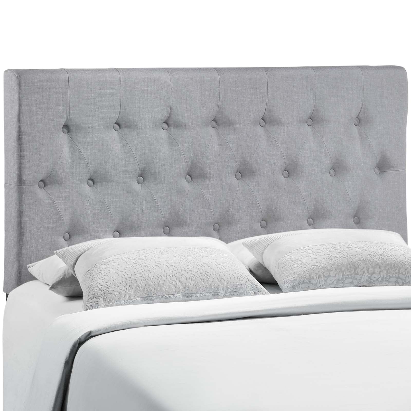 Clique Queen Upholstered Fabric Headboard