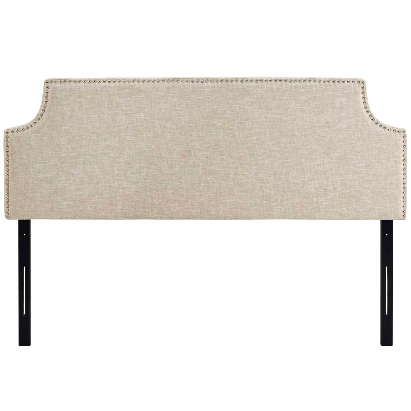 Laura Queen Upholstered Fabric Headboard