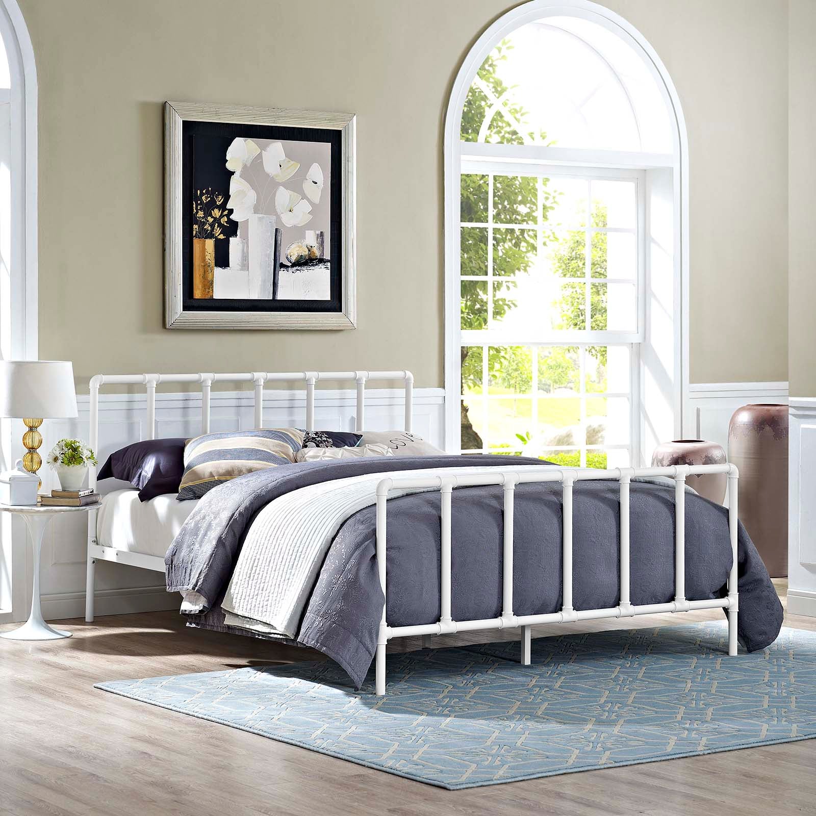 Dower Queen Stainless Steel Bed