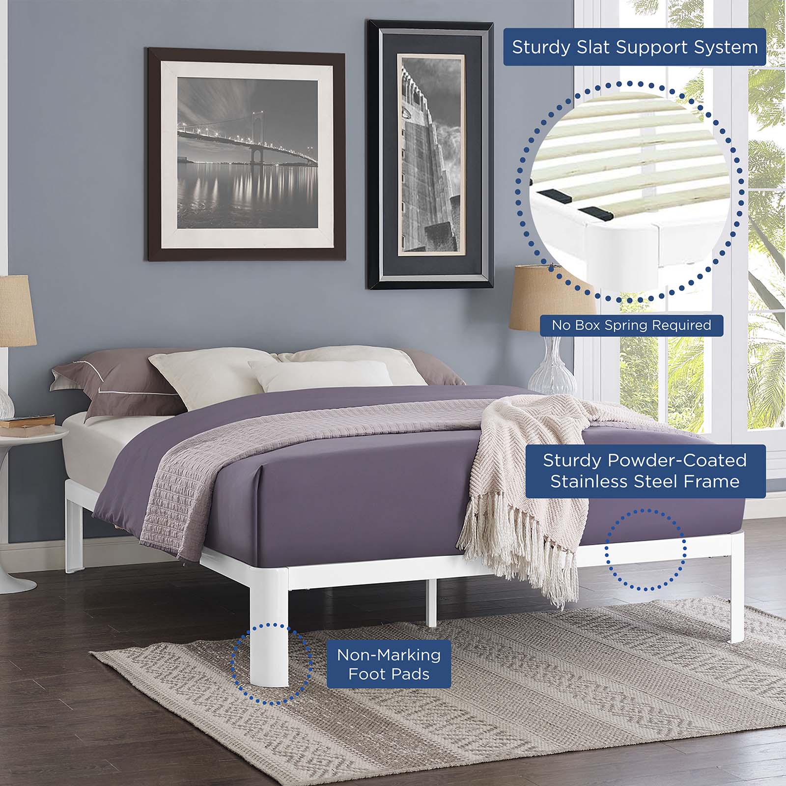 Corinne Queen Bed Frame