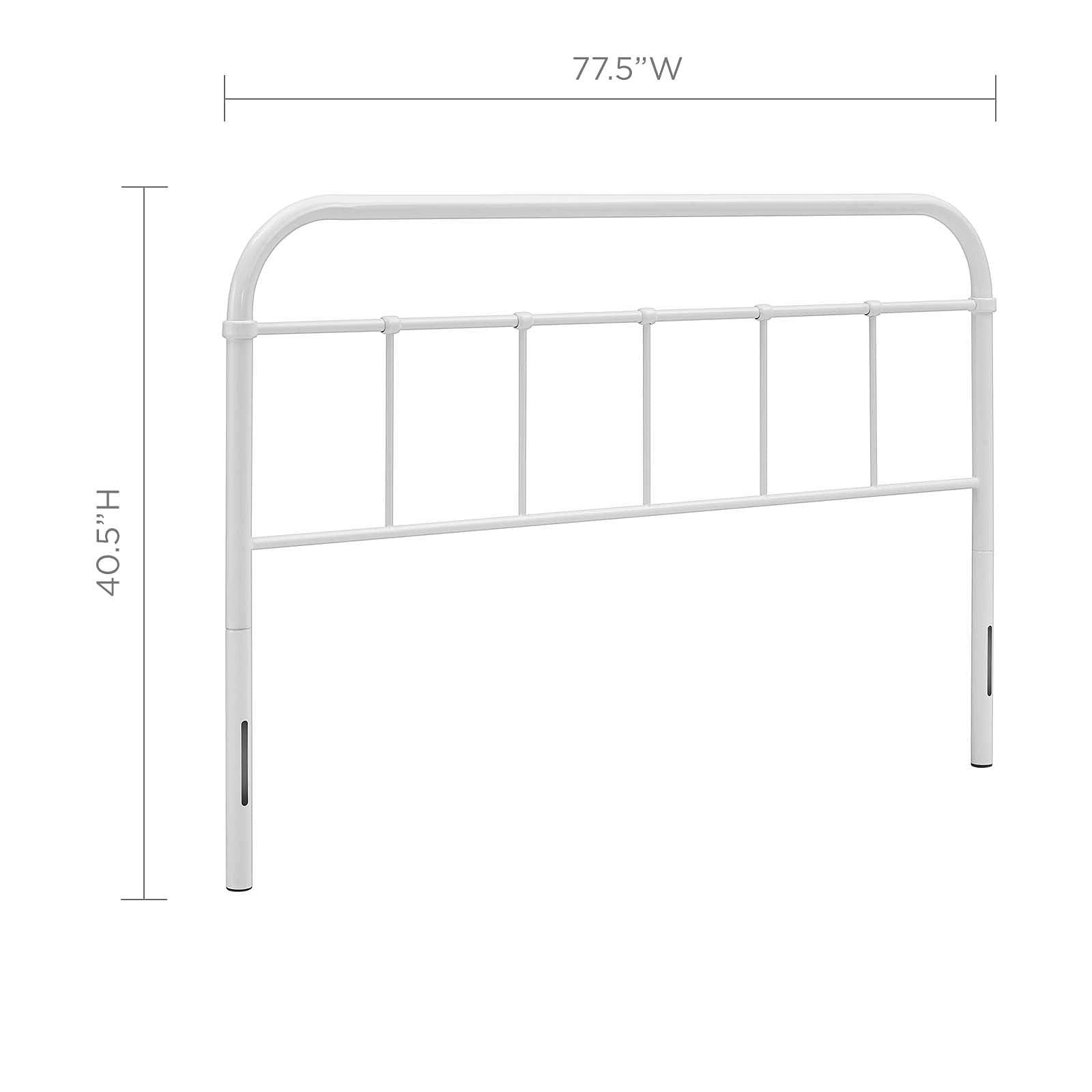 Serena King Steel Headboard