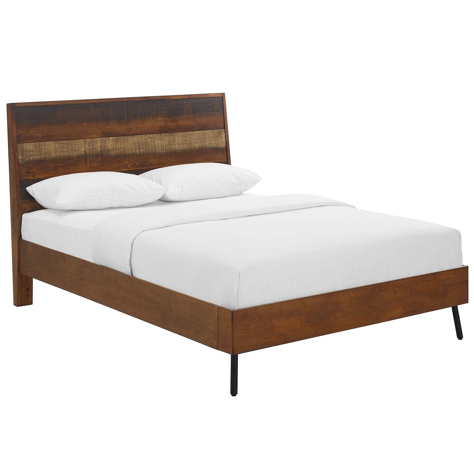 Arwen Queen Rustic Wood Bed