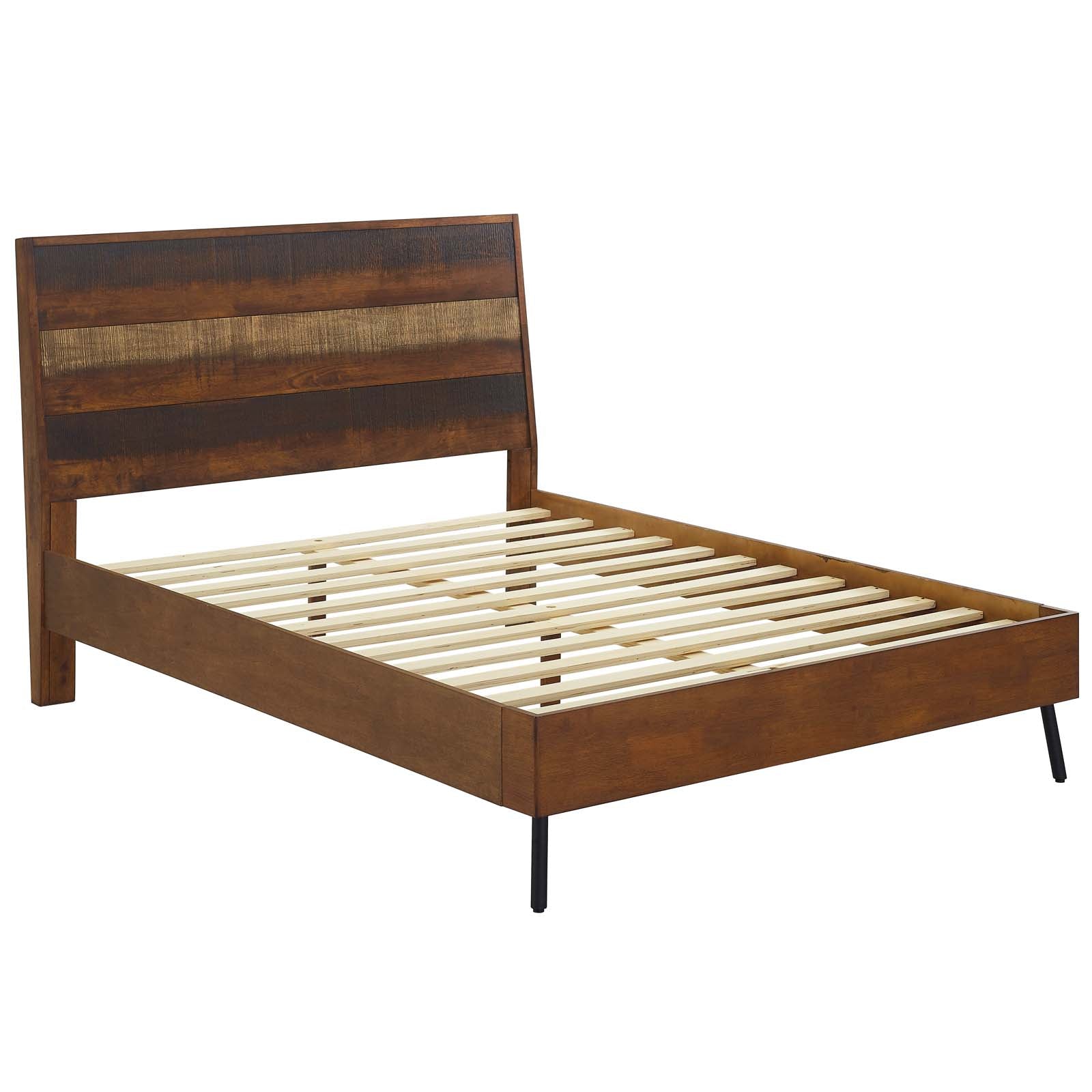 Arwen Queen Rustic Wood Bed