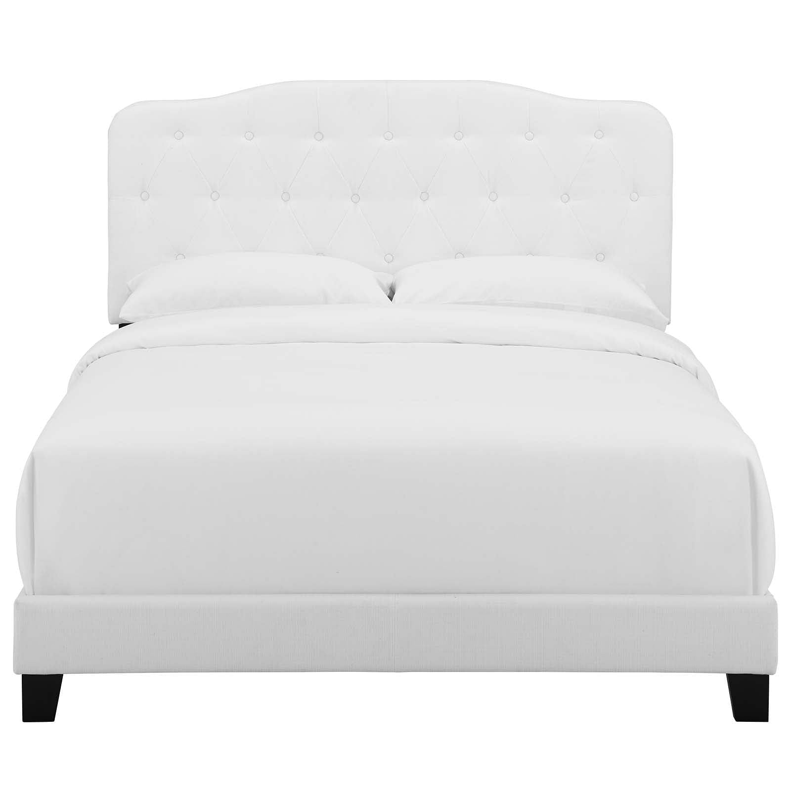 Amelia Twin Upholstered Fabric Bed